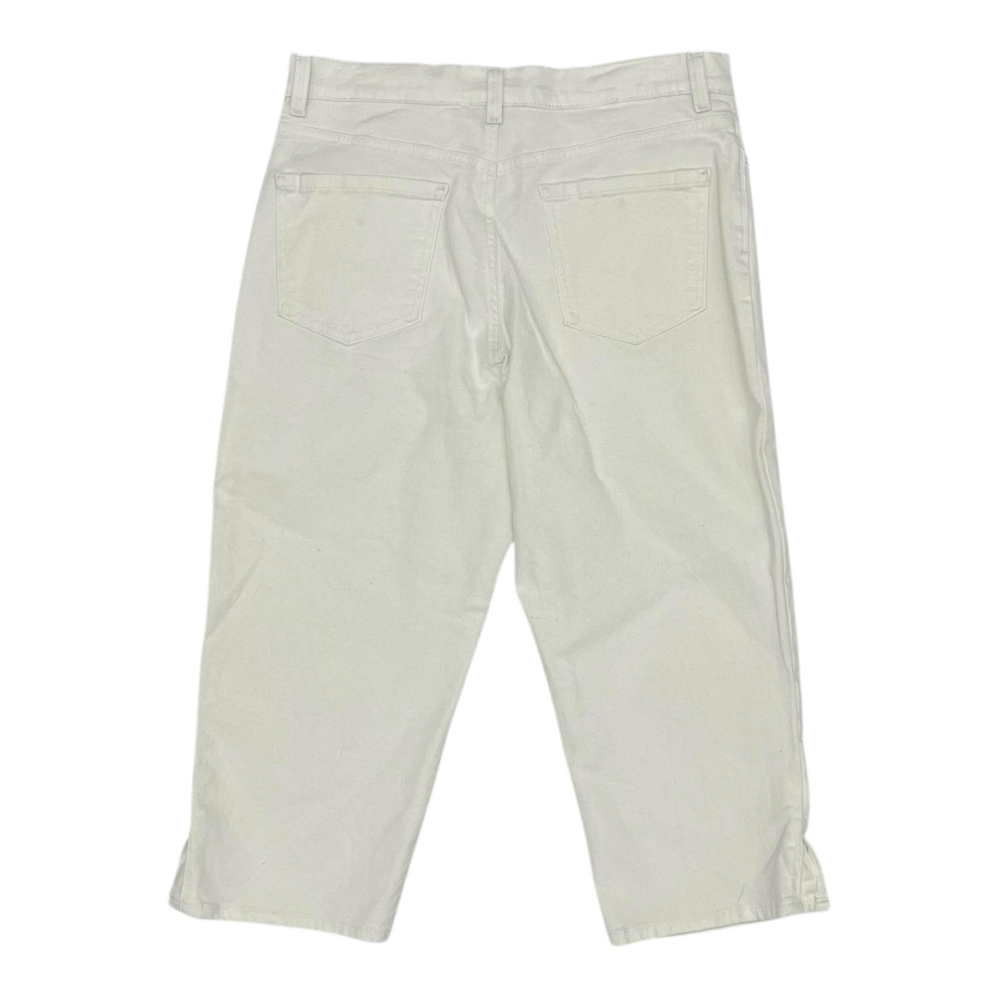 Pants Cropped By Gloria Vanderbilt In Cream, Size:14