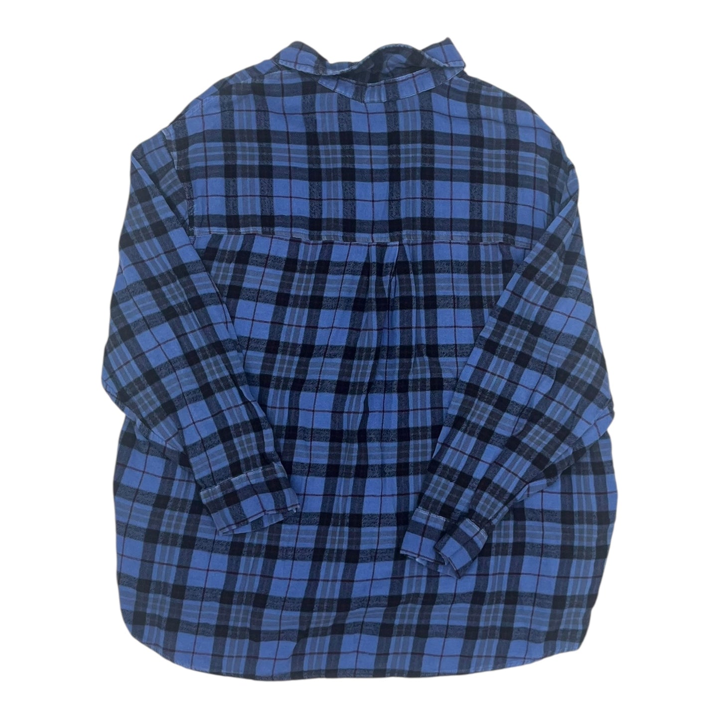 Blouse Ls By Wild Fable In Blue, Size:Xl