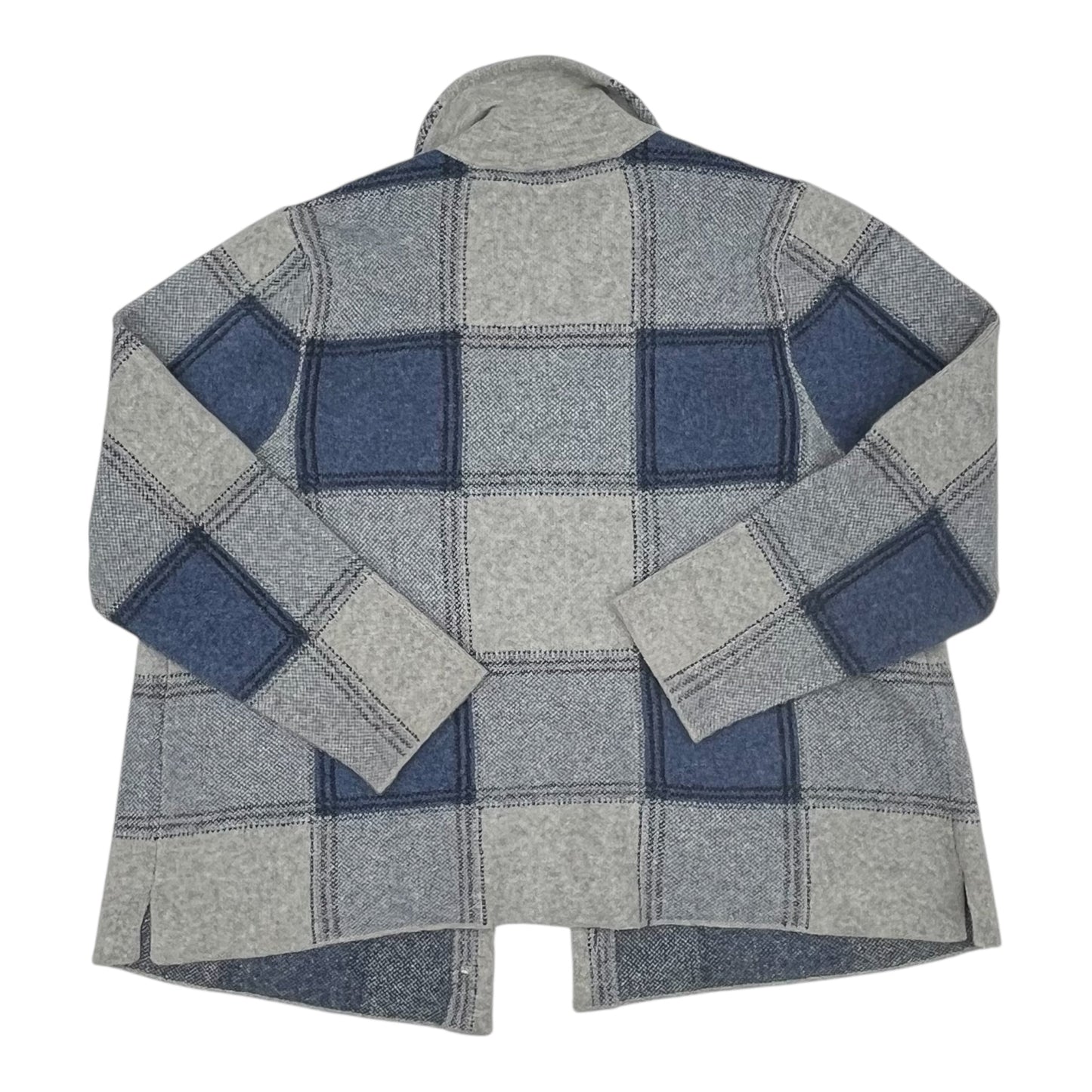 Sweater Cardigan By J. Jill In Blue & Grey, Size:2X