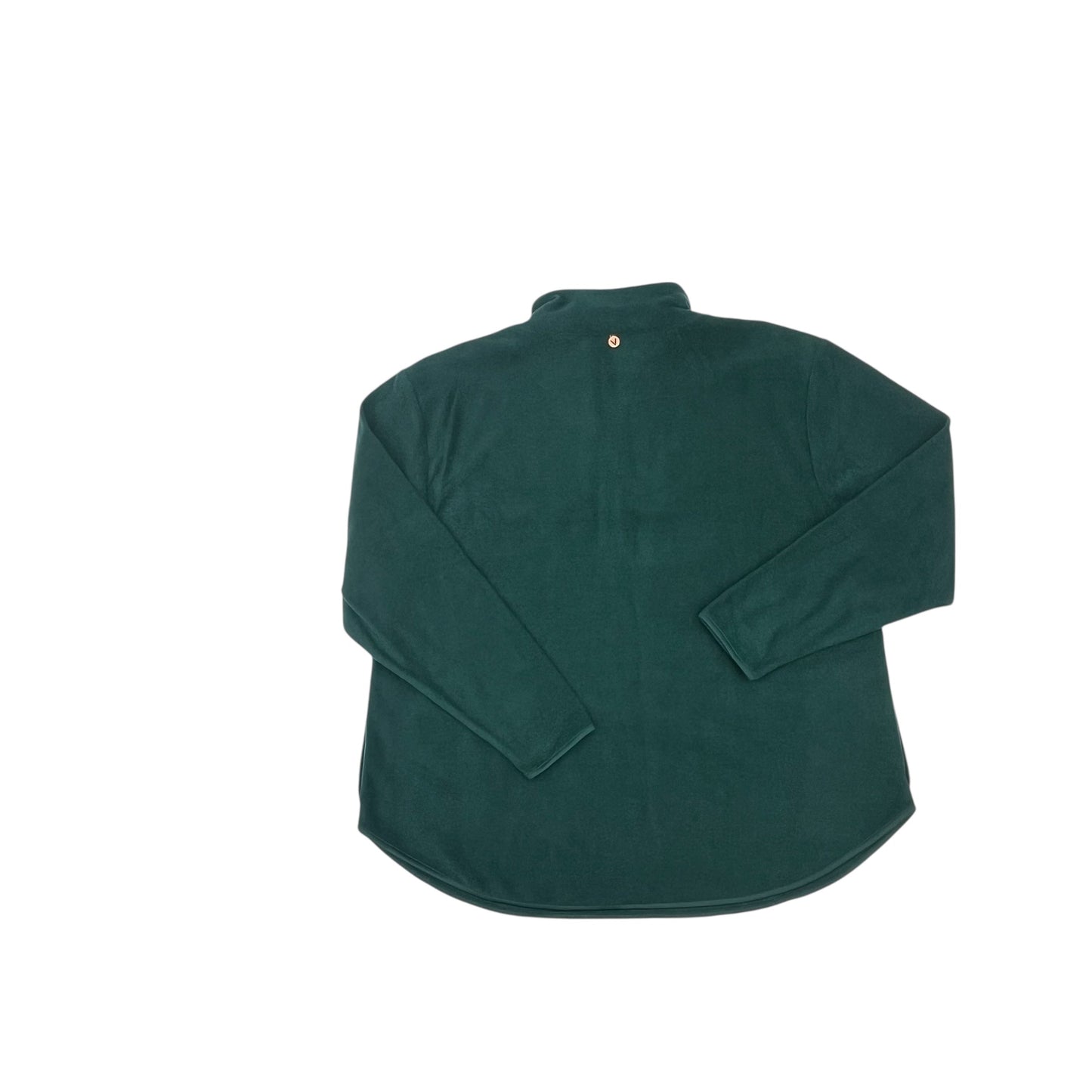 Athletic Sweatshirt Collar By Livi Active In Green, Size:1X