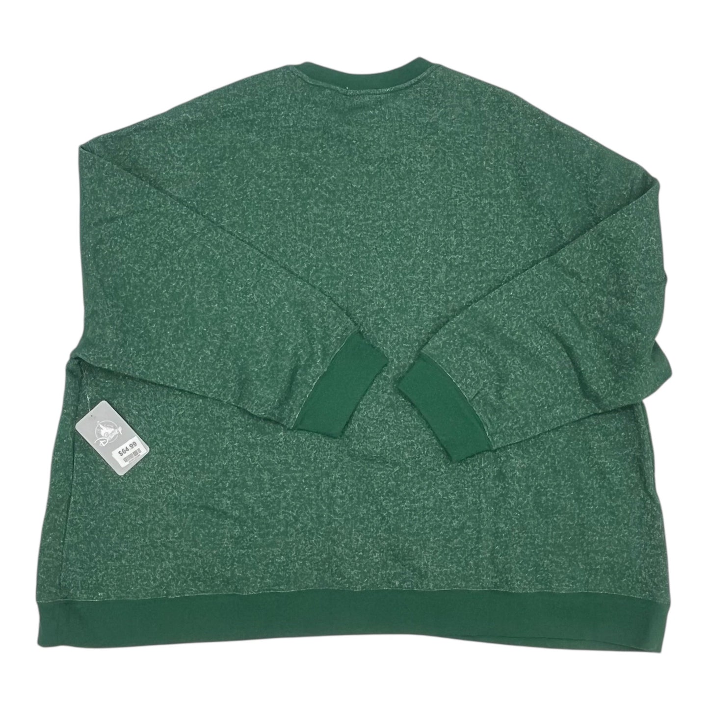 Sweatshirt Crewneck By Disney In Green, Size:2X