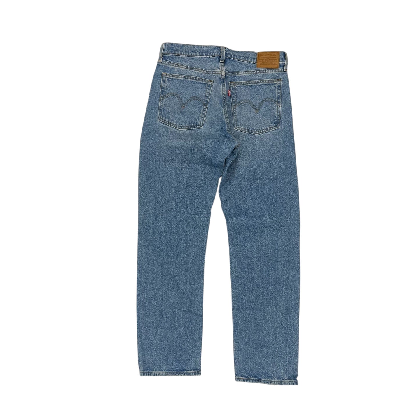 Jeans Straight By Levis In Blue Denim, Size:8