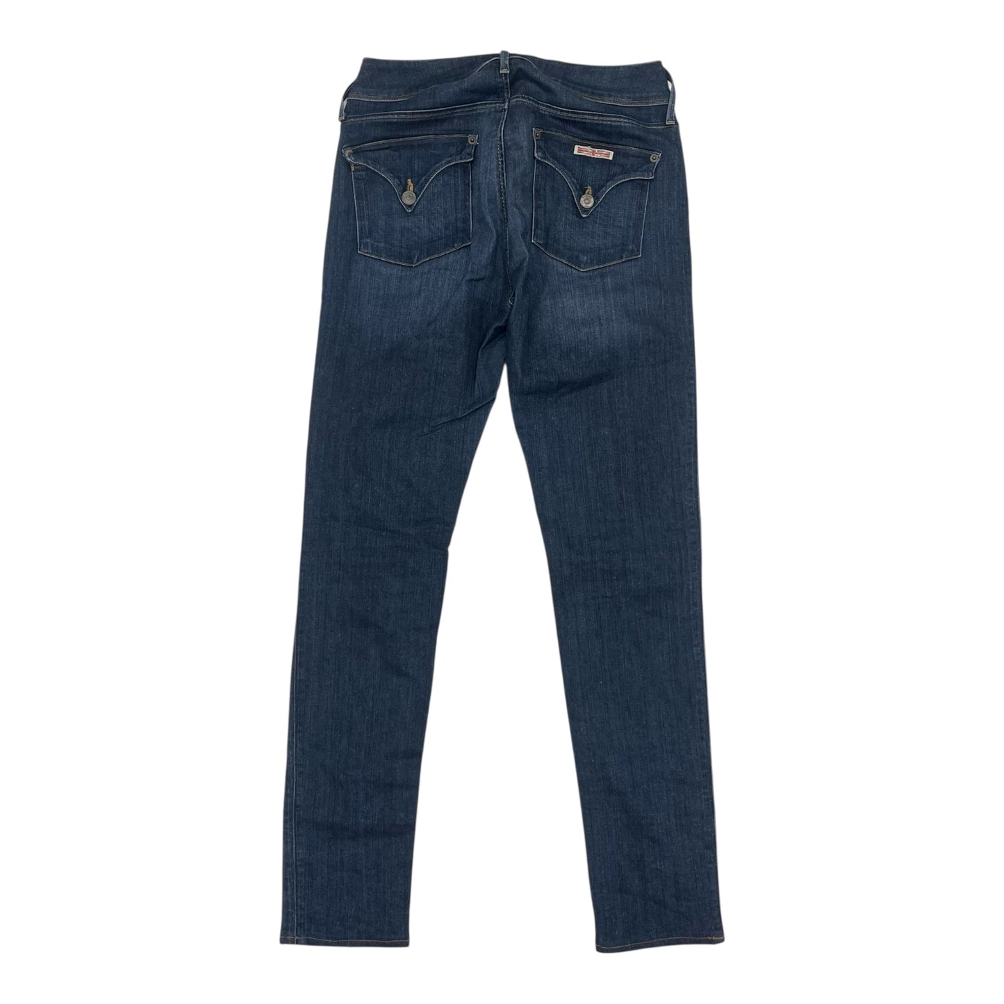 Jeans Skinny By Hudson In Blue Denim, Size:10