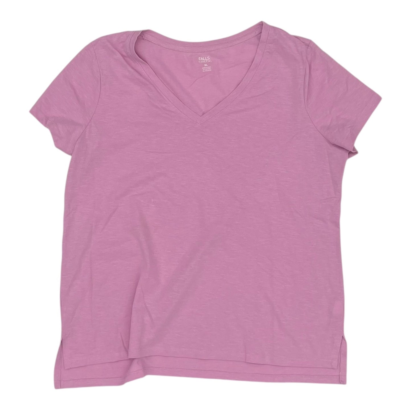 Athletic Top Ss By Athletic Works In Orange, Size:L
