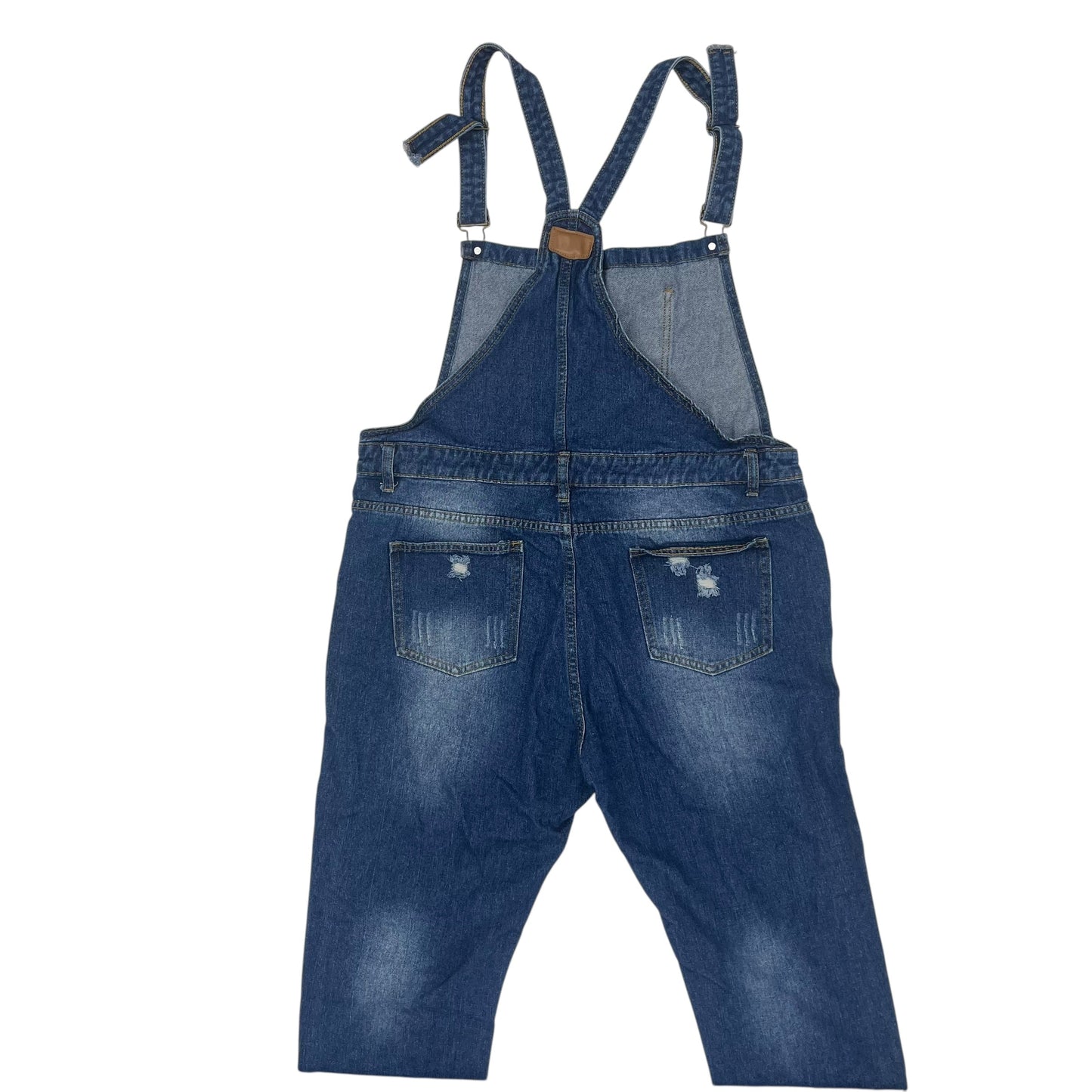 Overalls By Cme In Blue Denim, Size:Xl