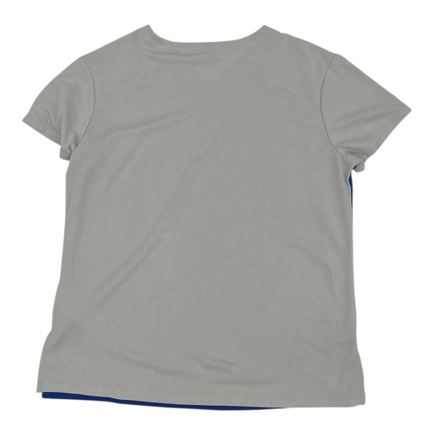 ATHLETIC TOP SS by NIKE APPAREL in BLUE & GREY, Size:M