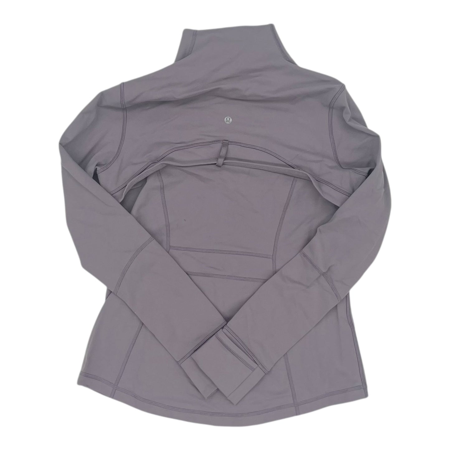 Athletic Jacket By Lululemon In Purple, Size:L