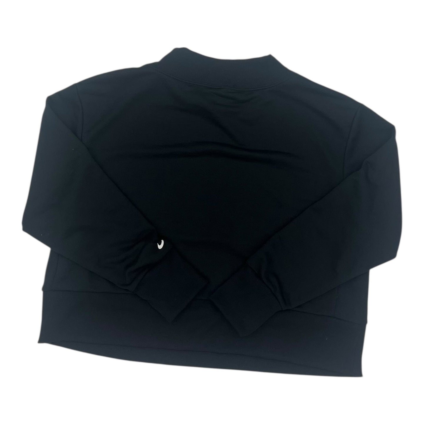Athletic Sweatshirt Collar By Nike In Black, Size:L