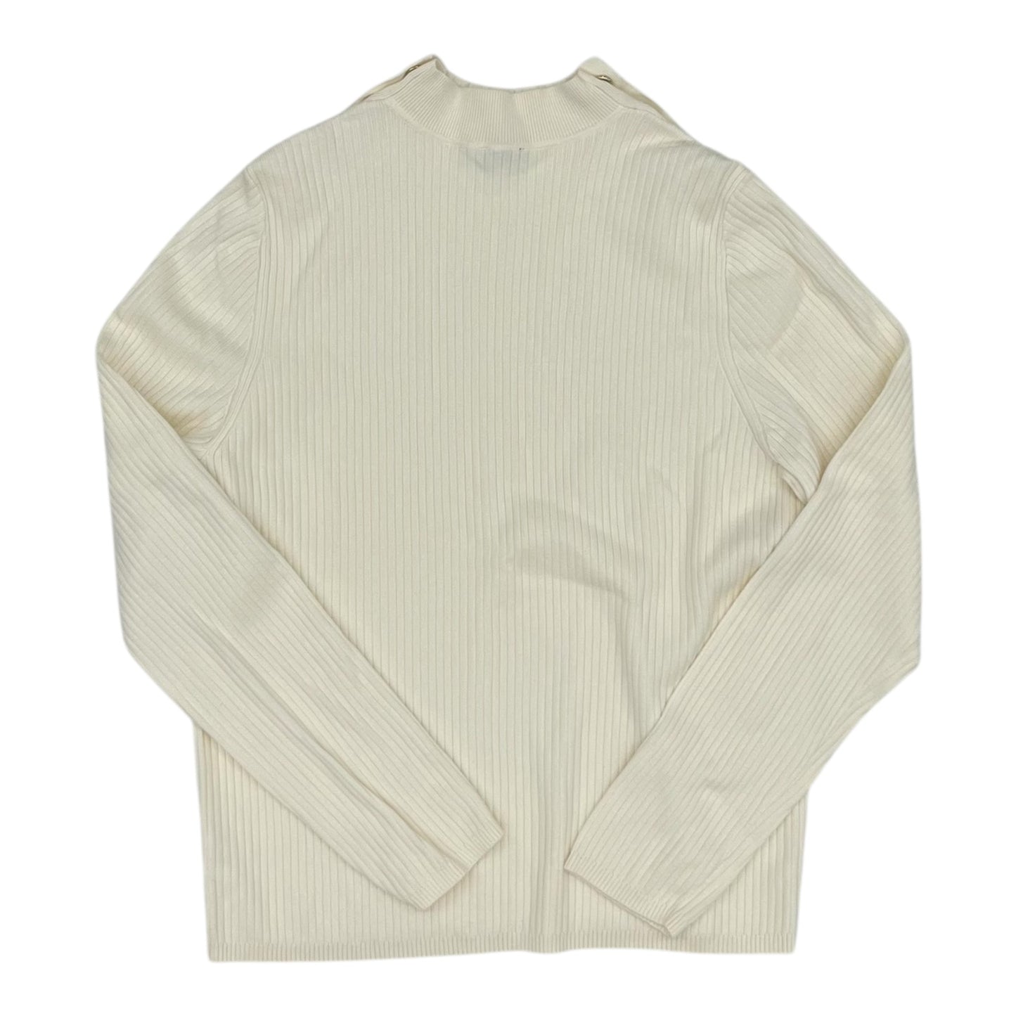 Sweater By Talbots In Cream, Size:Xl