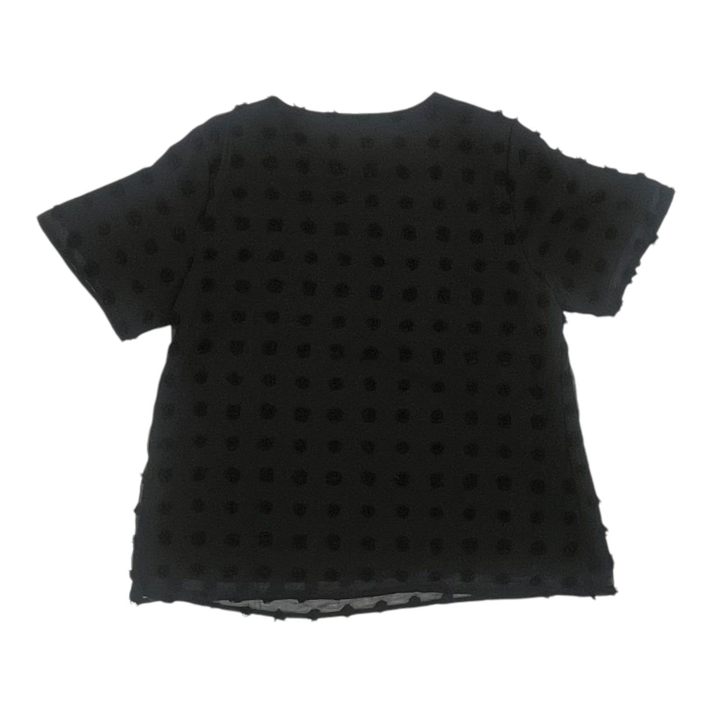 Blouse Ss By Clothes Mentor In Black, Size:Xl