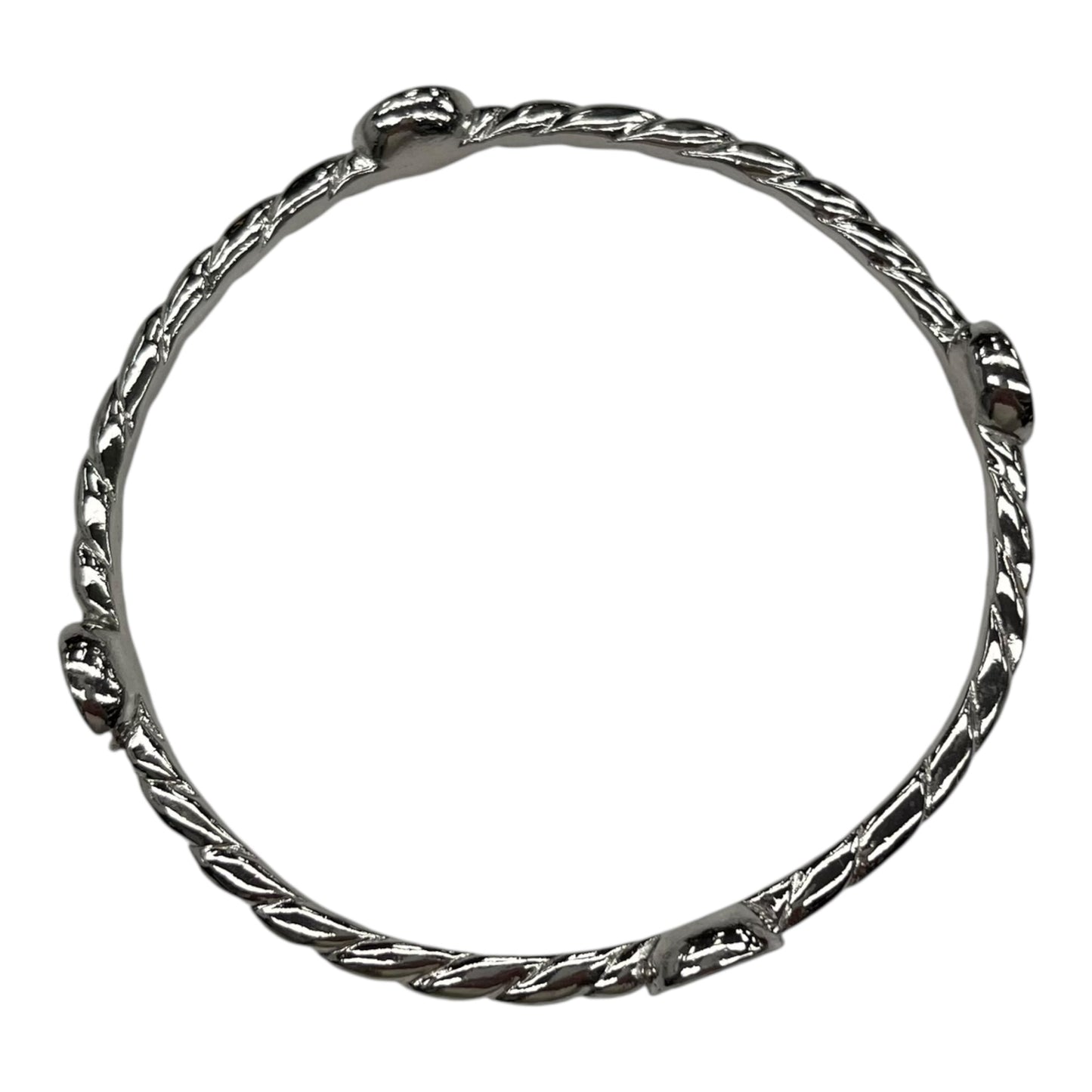 Bracelet Bangle By Clothes Mentor In Silver
