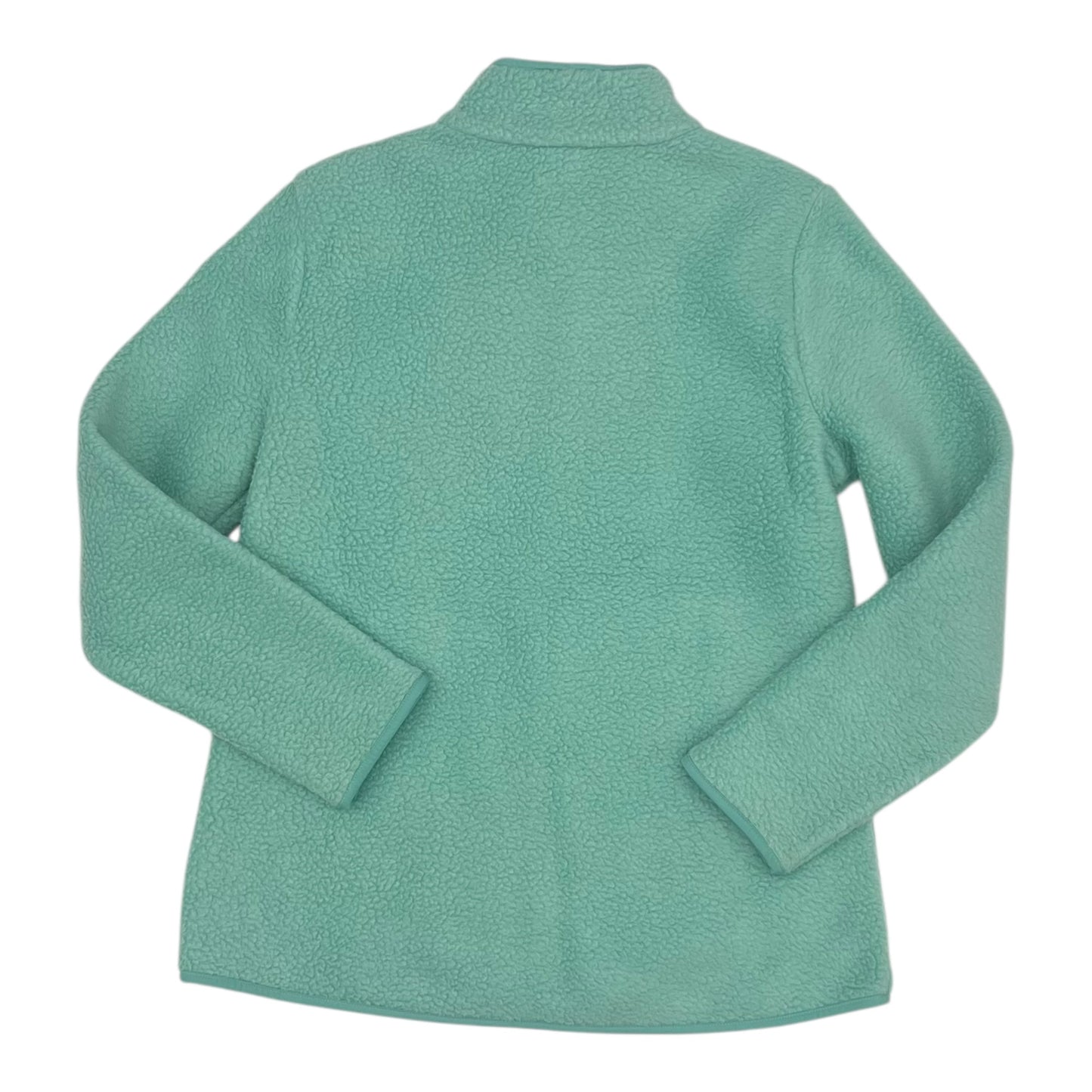 Jacket Fleece By Talbots In Green, Size:S