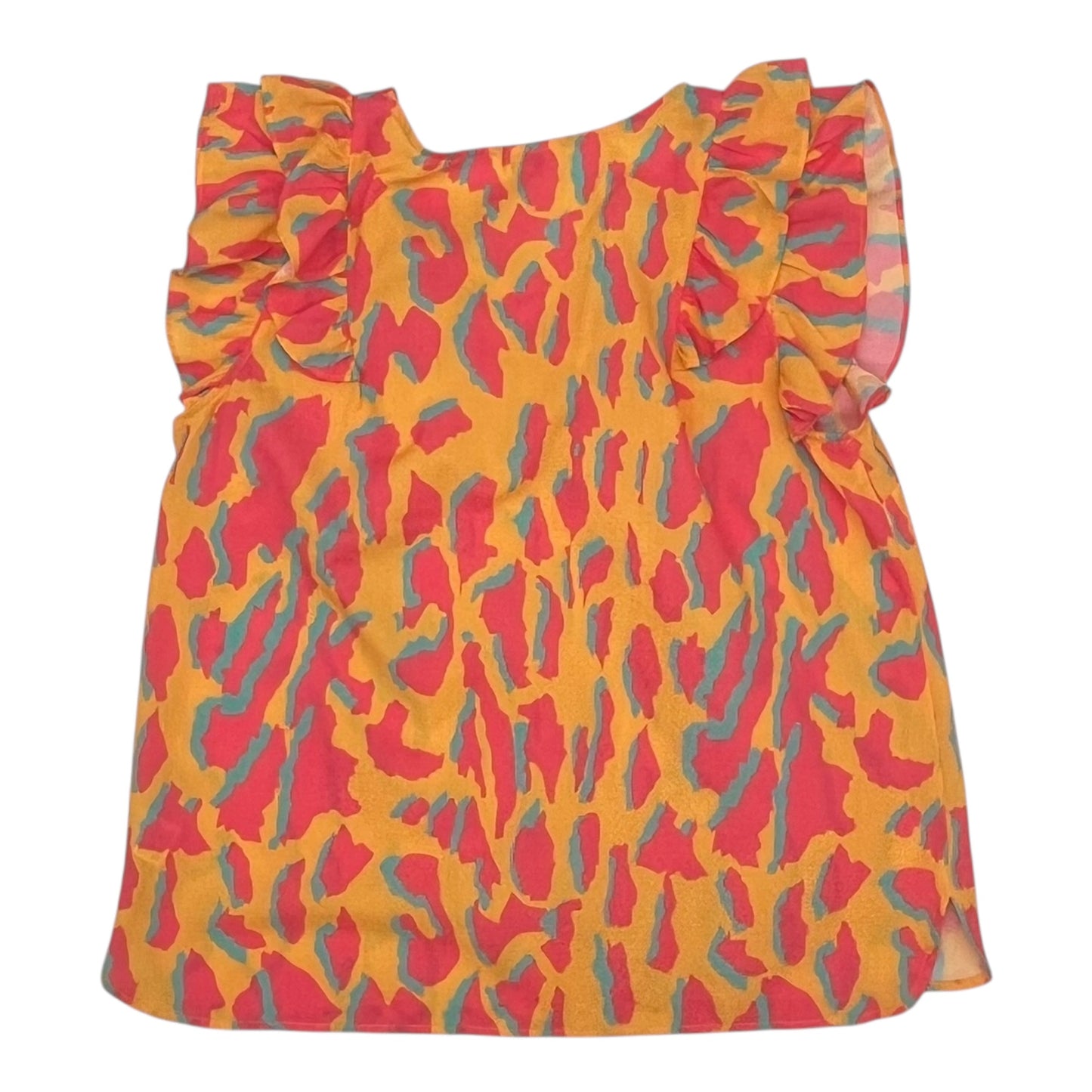 Blouse Ss By Umgee In Animal Print, Size:Xl