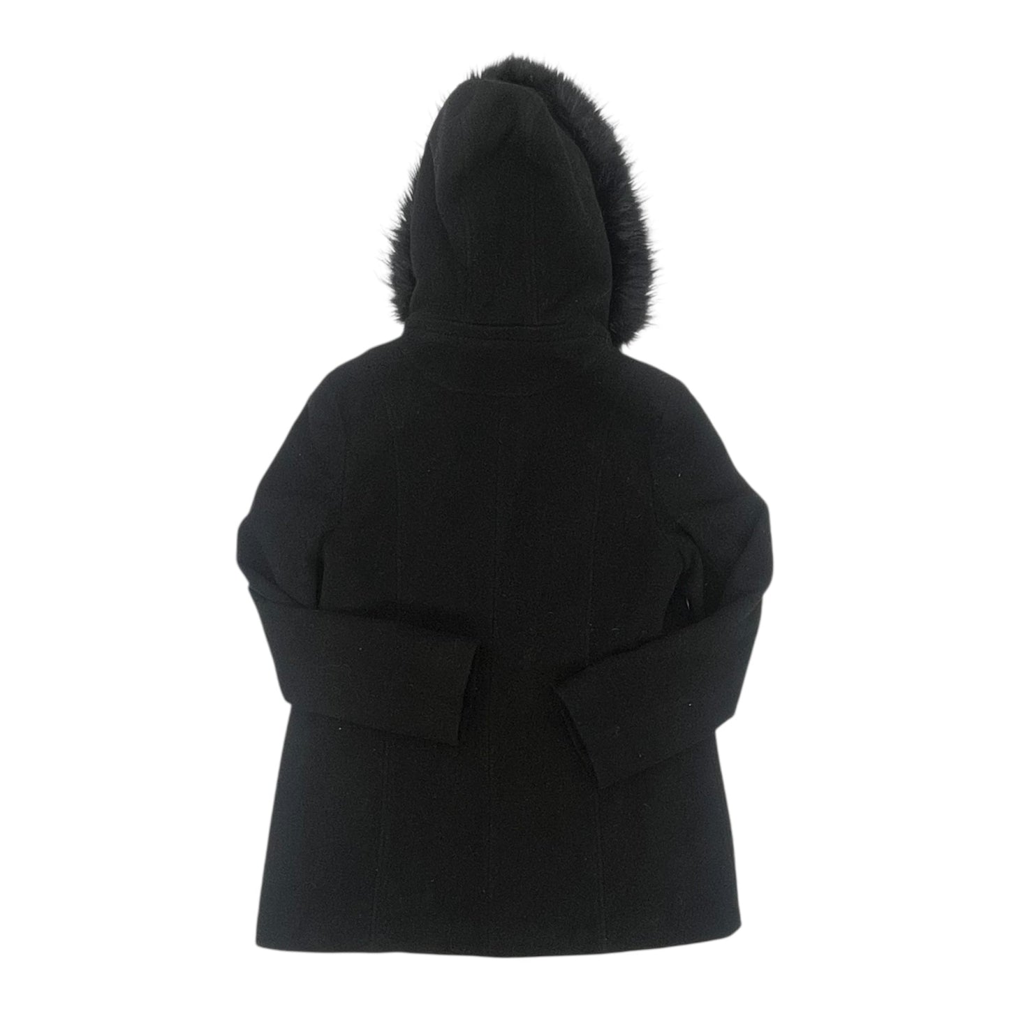 Coat Wool By Croft And Barrow In Black, Size:L