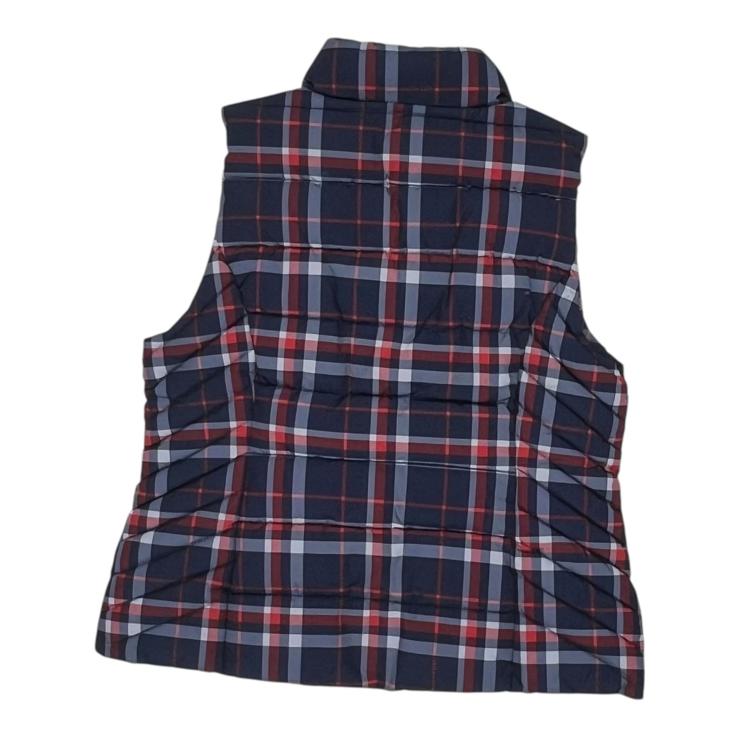 Vest Puffer & Quilted By Tommy Hilfiger In Blue Red & White, Size:Xl