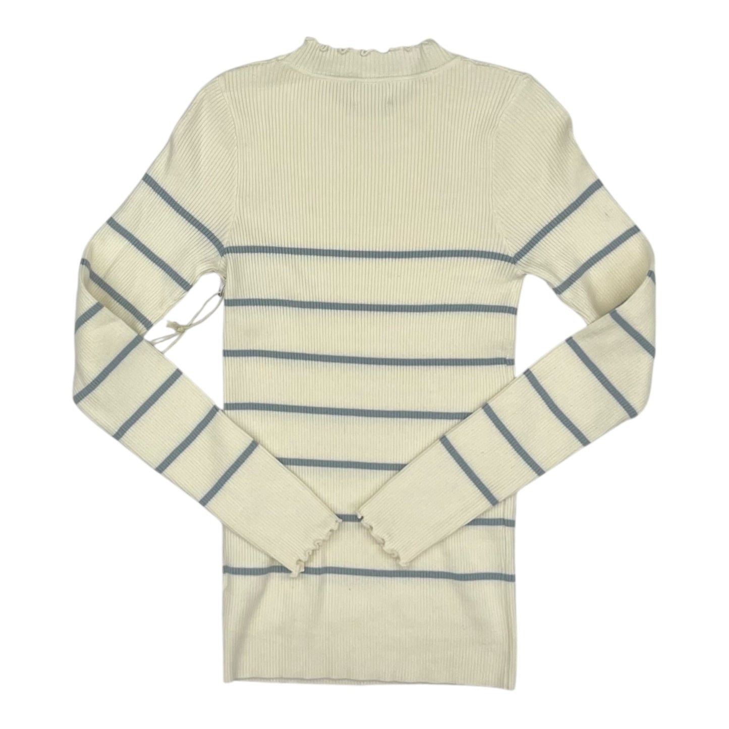 Sweater By Dreamers In Blue & Cream, Size:M