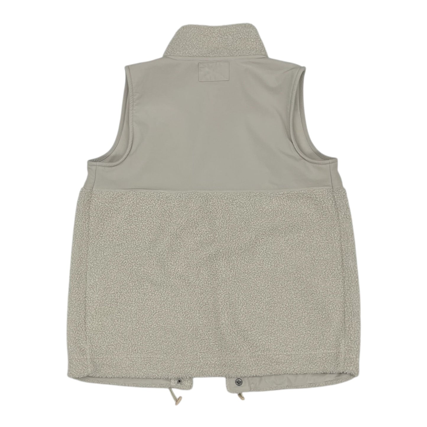 Vest Faux Fur & Sherpa By Flx In Cream, Size:S