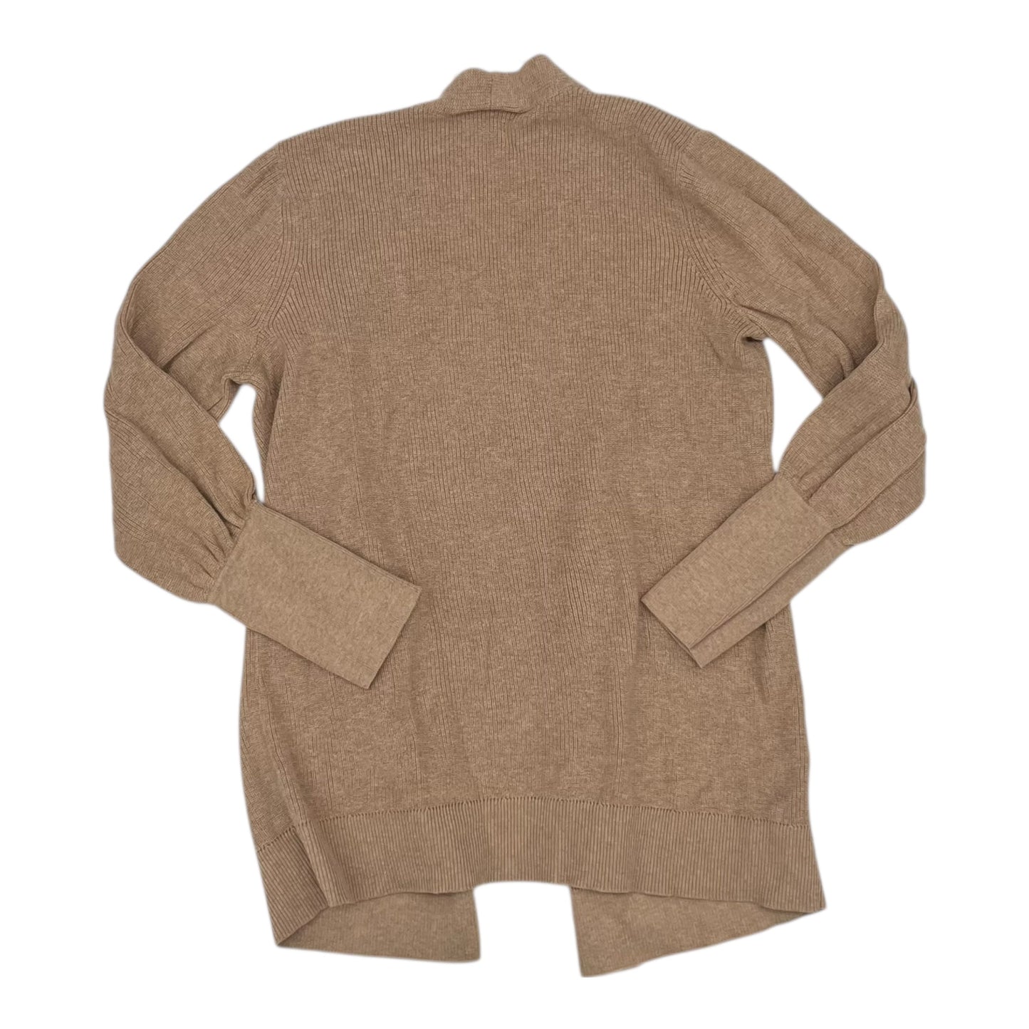 Sweater Cardigan By Loft In Tan, Size:Sp