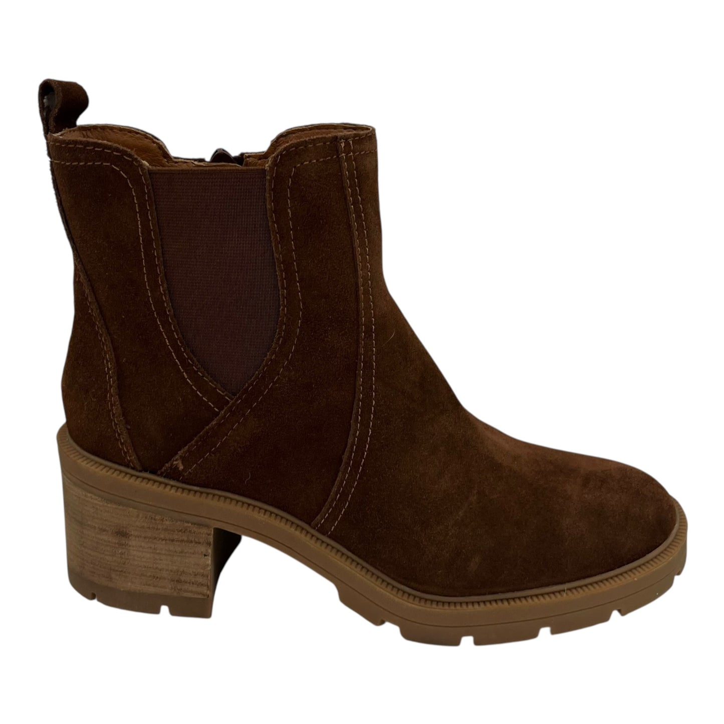 Boots Leather By Lucky Brand In Brown, Size:8.5