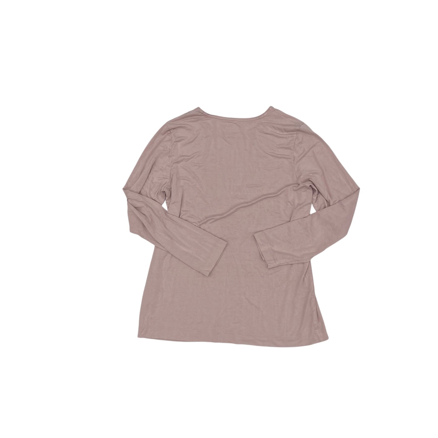 Top 3/4 Sleeve By Chicos In Pink, Size:Mp