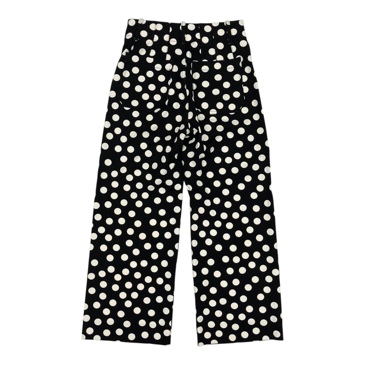 Pants Wide Leg By Maeve In Black & White, Size:2