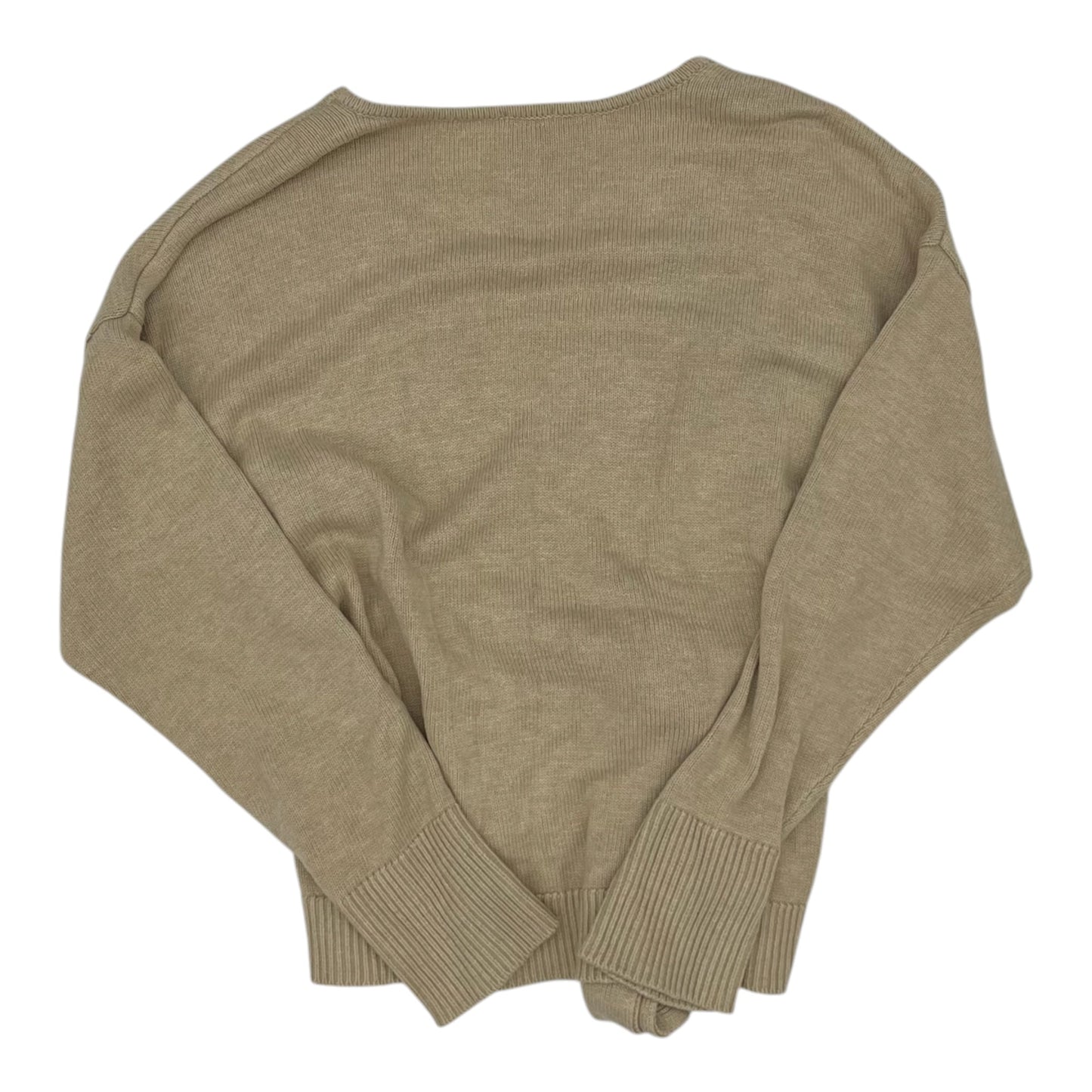 Sweater Cardigan By Inc In Tan, Size:L