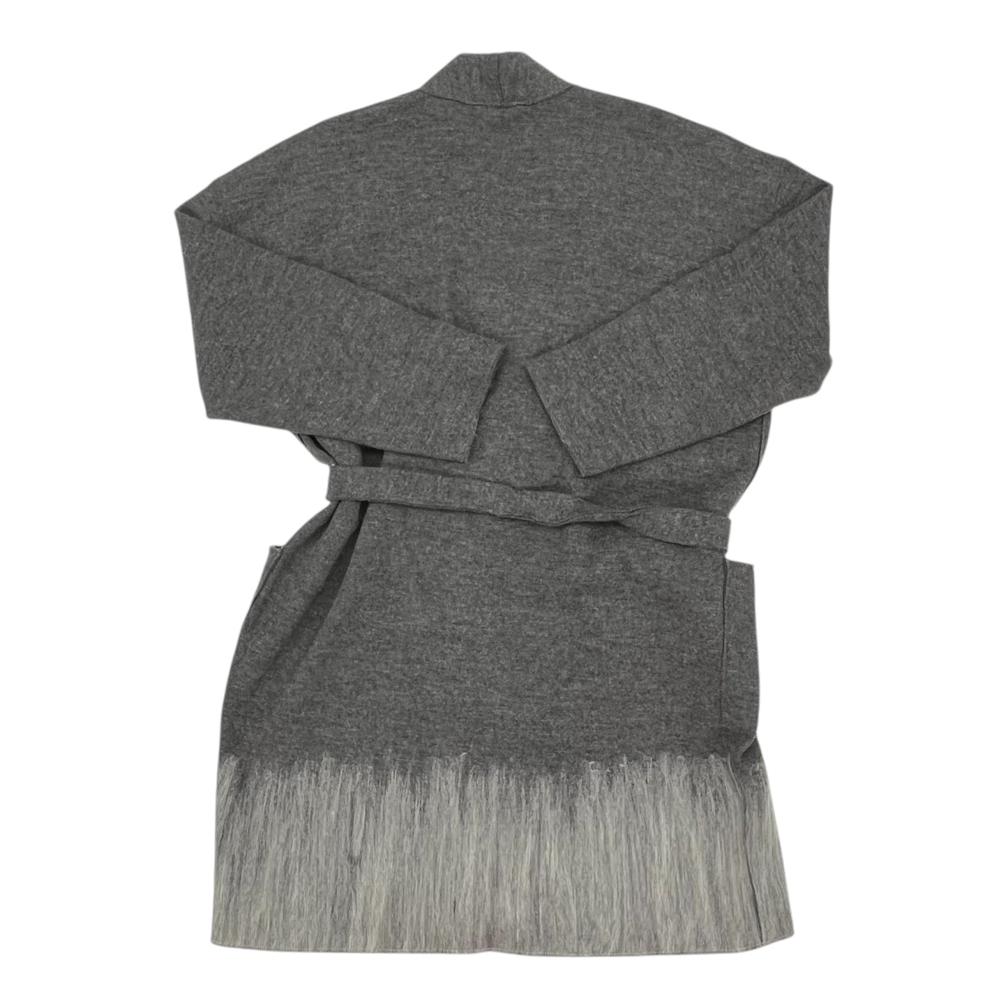 Sweater Cardigan By Eileen Fisher In Grey, Size:L