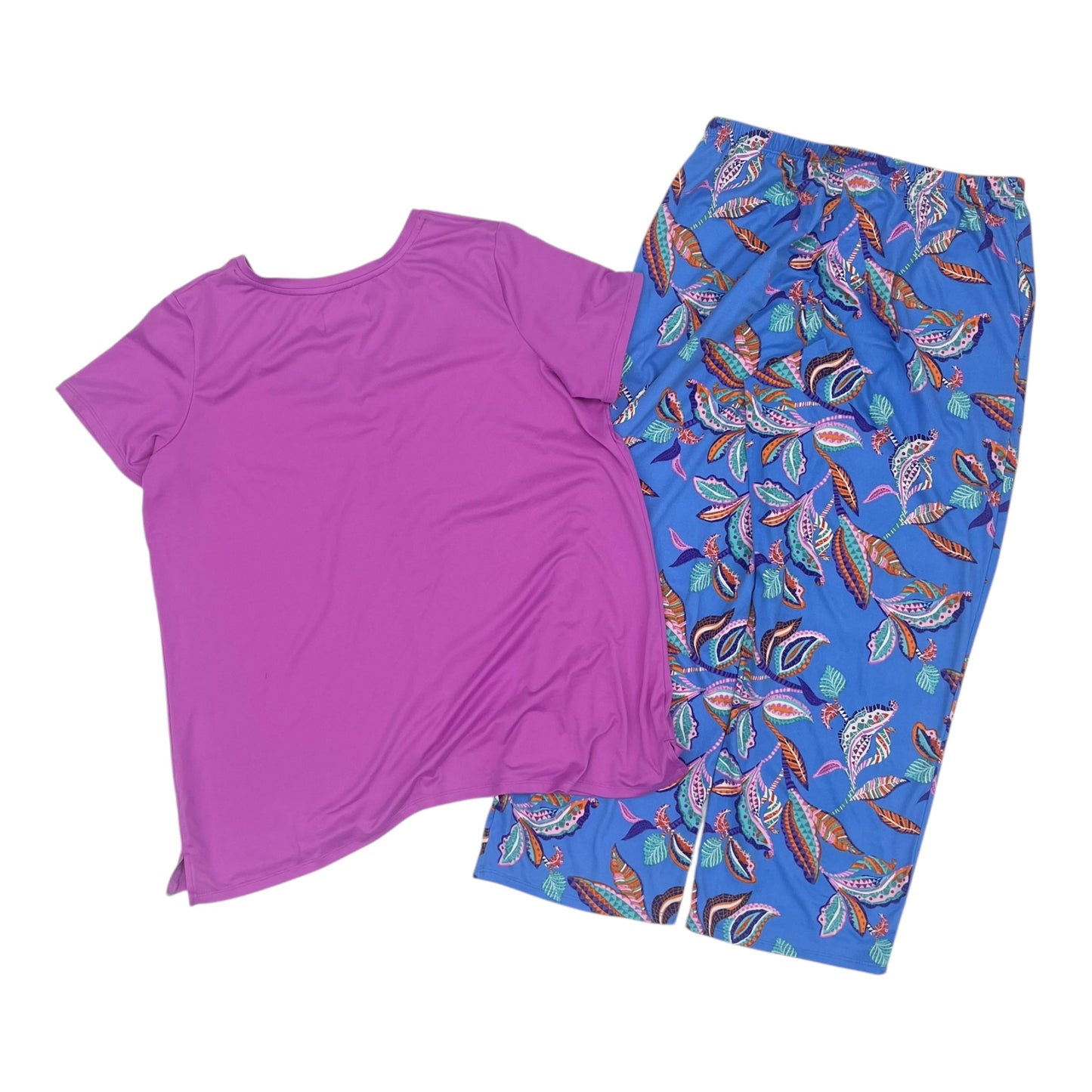 Pajamas 2Pc By Clothes Mentor In Blue & Purple, Size:S