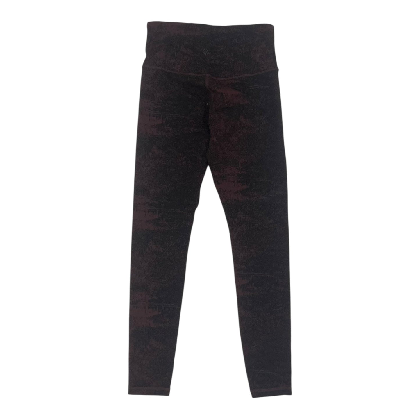 Athletic Leggings By Athleta In Maroon, Size:S