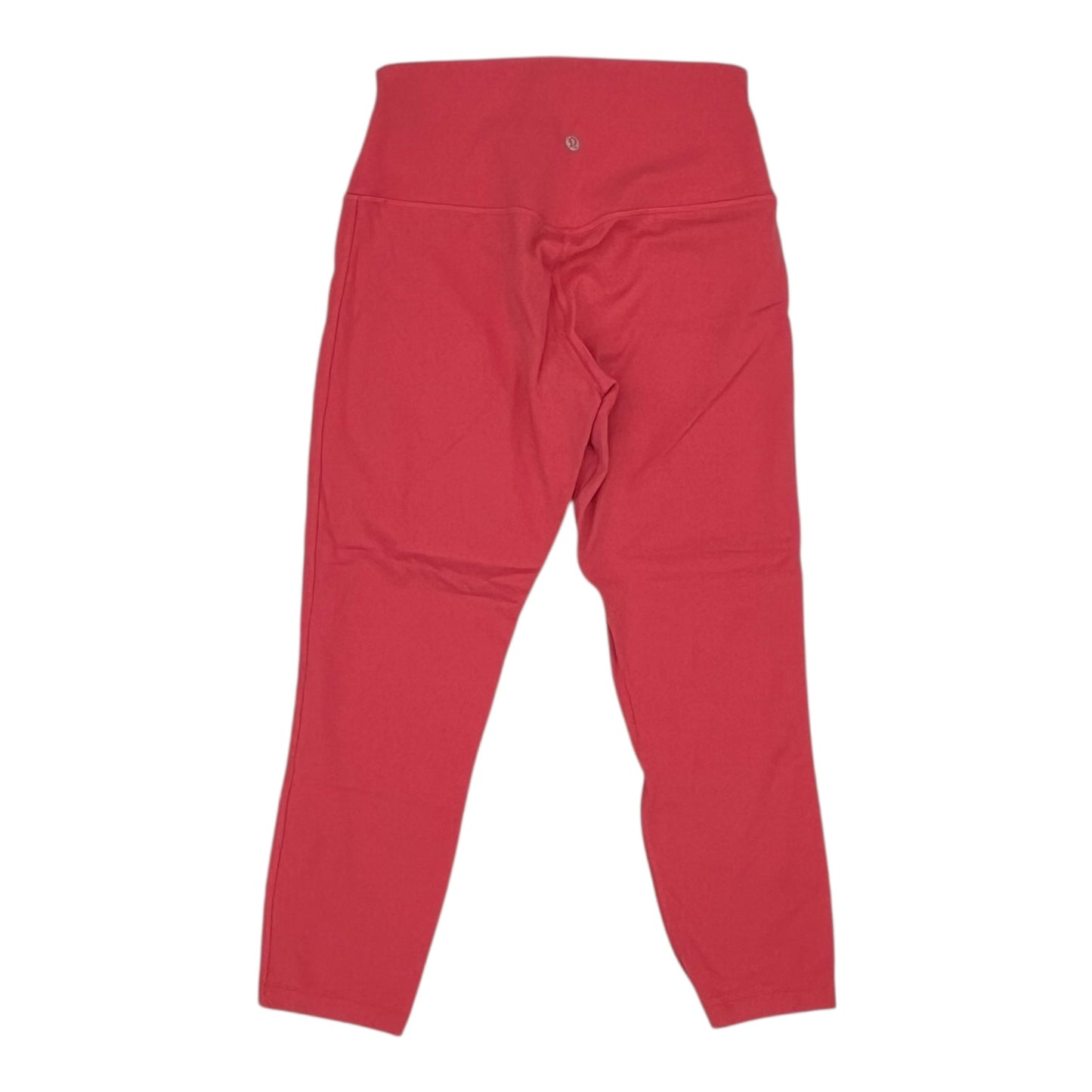 Athletic Leggings Capris By Lululemon In Coral, Size:M