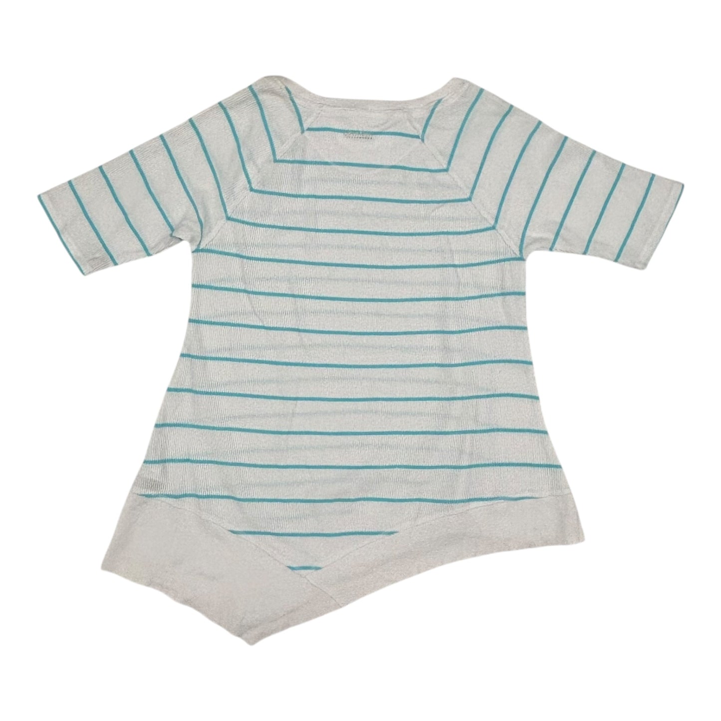 Top Ss By Calvin Klein In Blue & White, Size:M