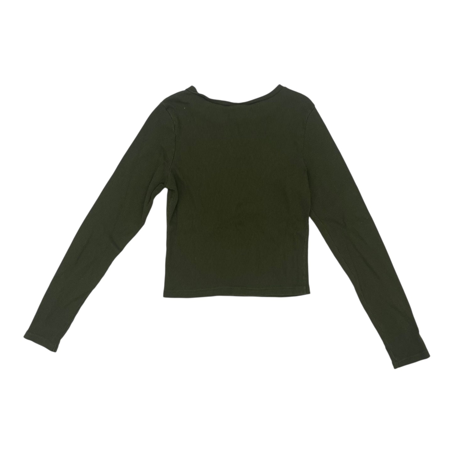 Top Ls By Universal Thread In Green, Size:M