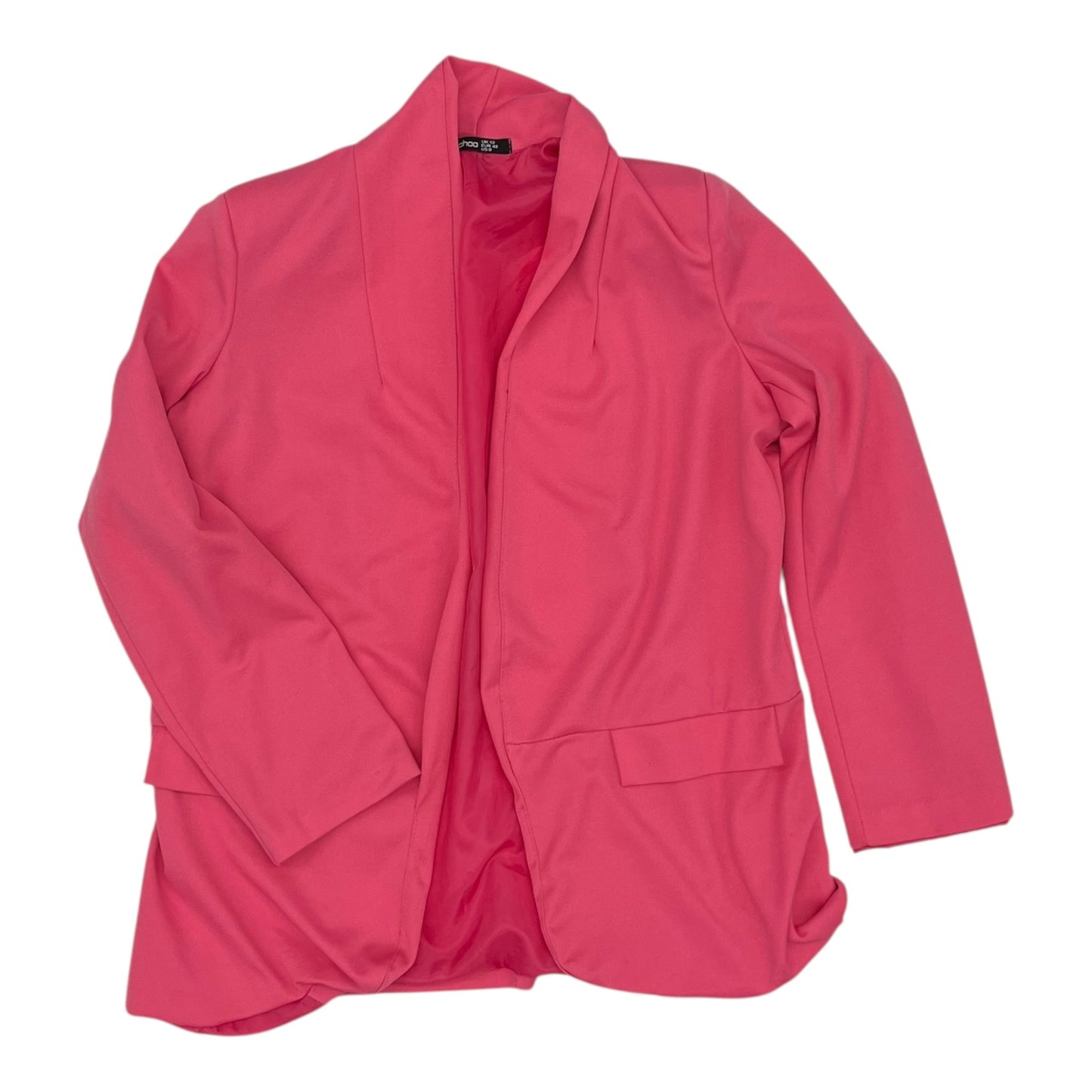 Blazer By Boohoo Boutique In Pink, Size:M