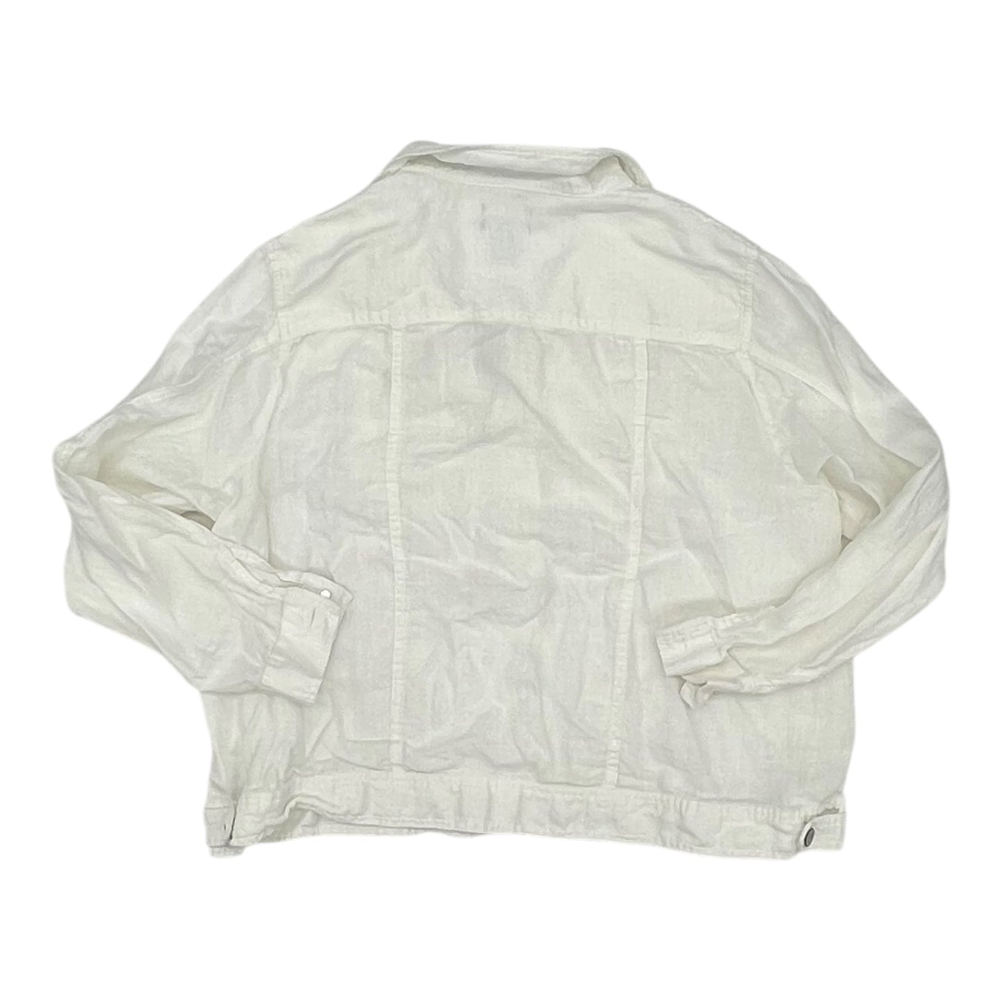 Jacket Other By Jones And Co In Cream, Size:2X