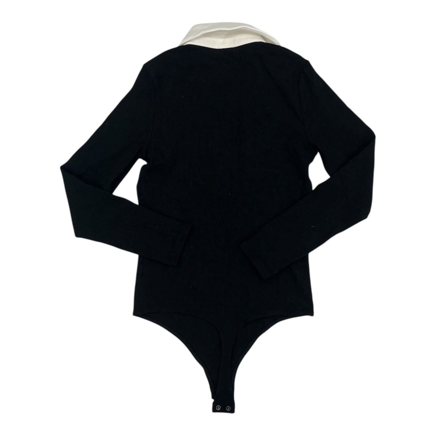 Bodysuit By Express In Black & White, Size:M