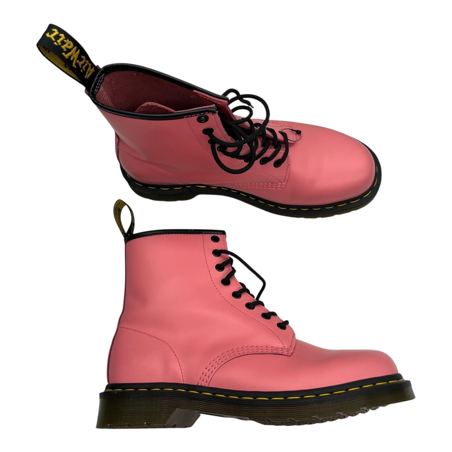 Boots Combat By Dr Martens In Pink, Size:10