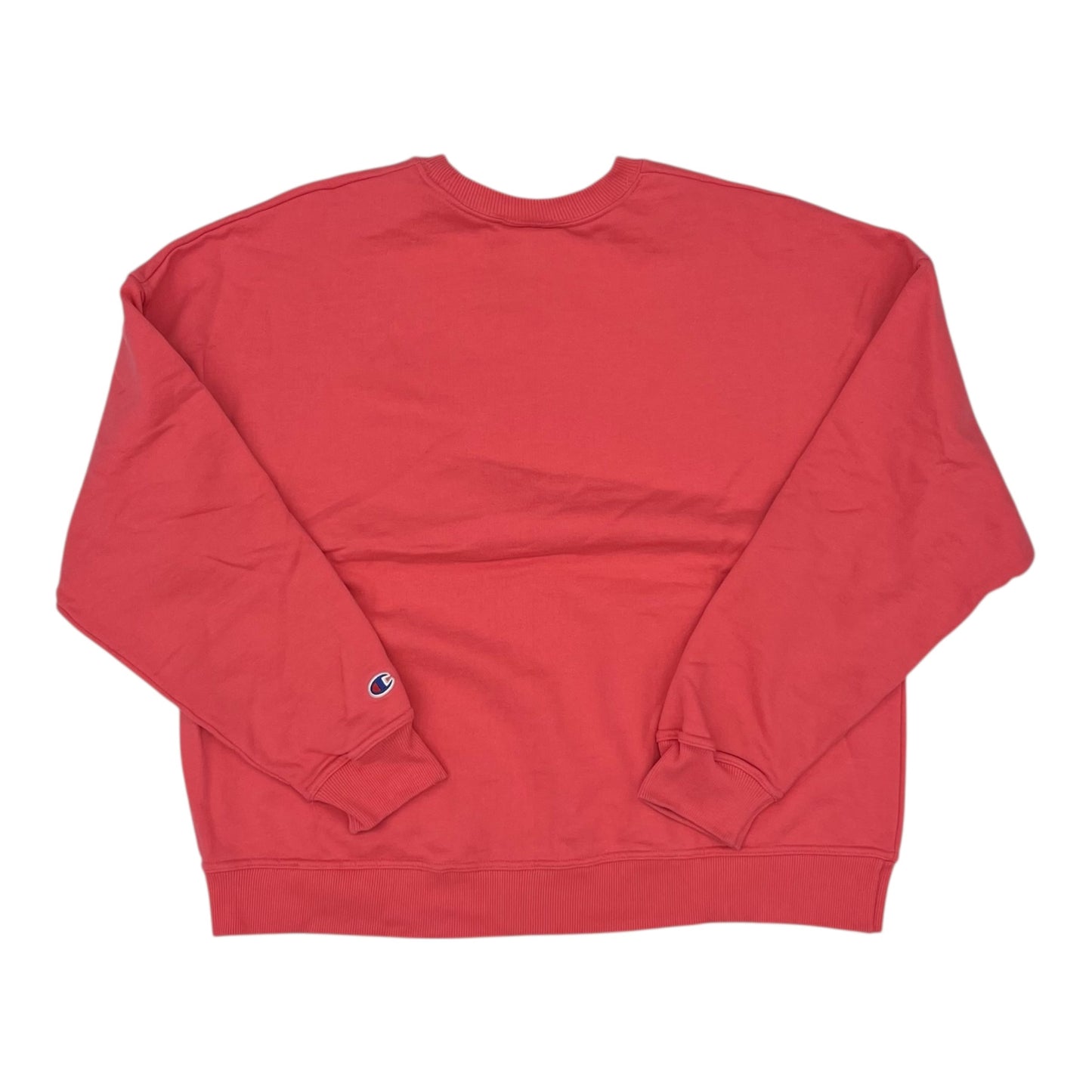 Athletic Sweatshirt Crewneck By Champion In Orange, Size:Xl