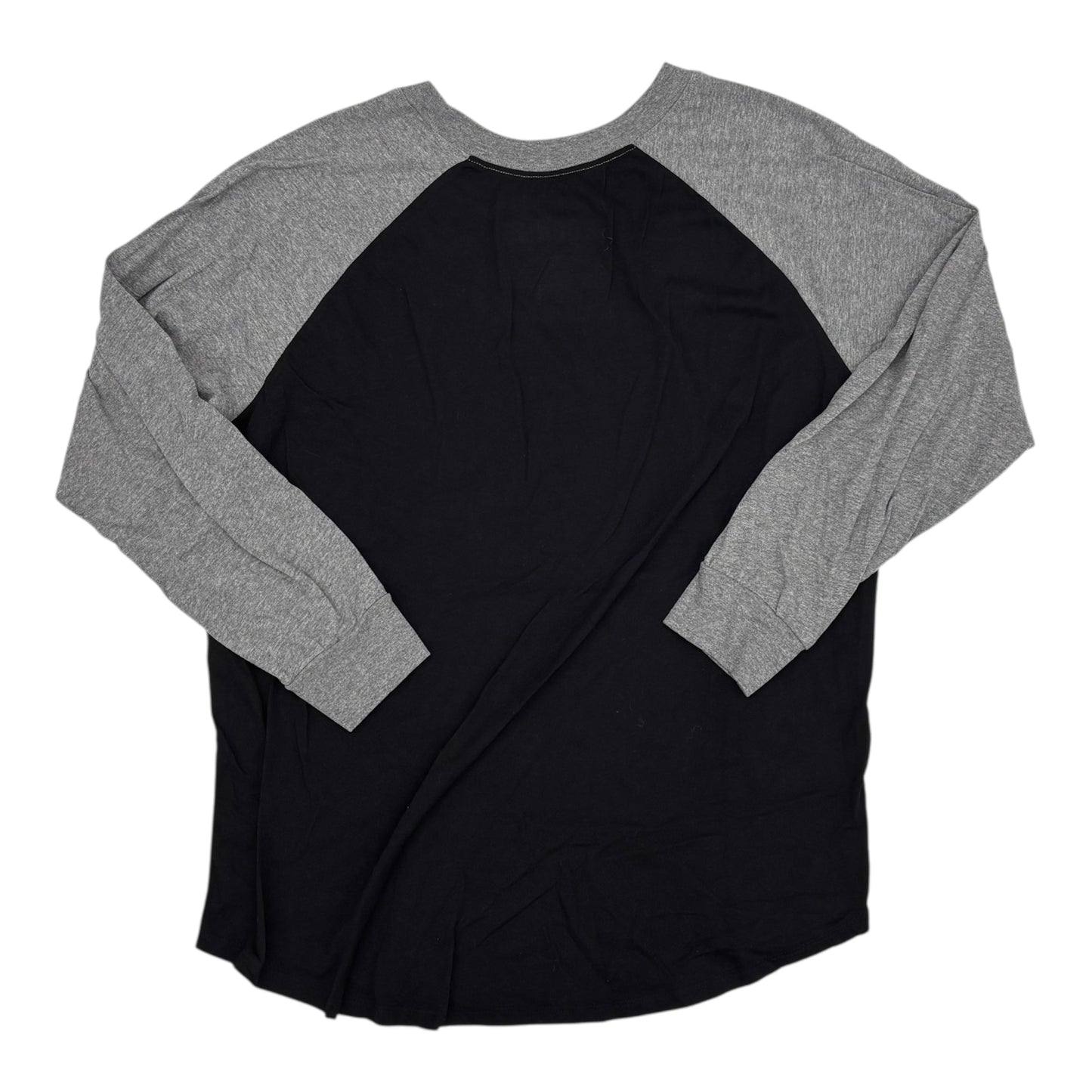 Top Ls By Clothes Mentor In Black & Grey, Size:2X