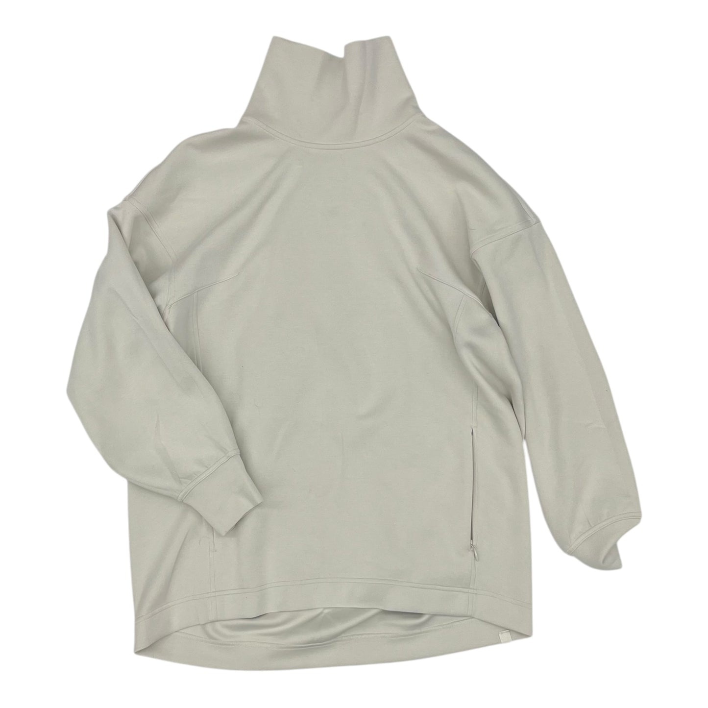 Sweatshirt Collar By Lululemon In Grey, Size:M