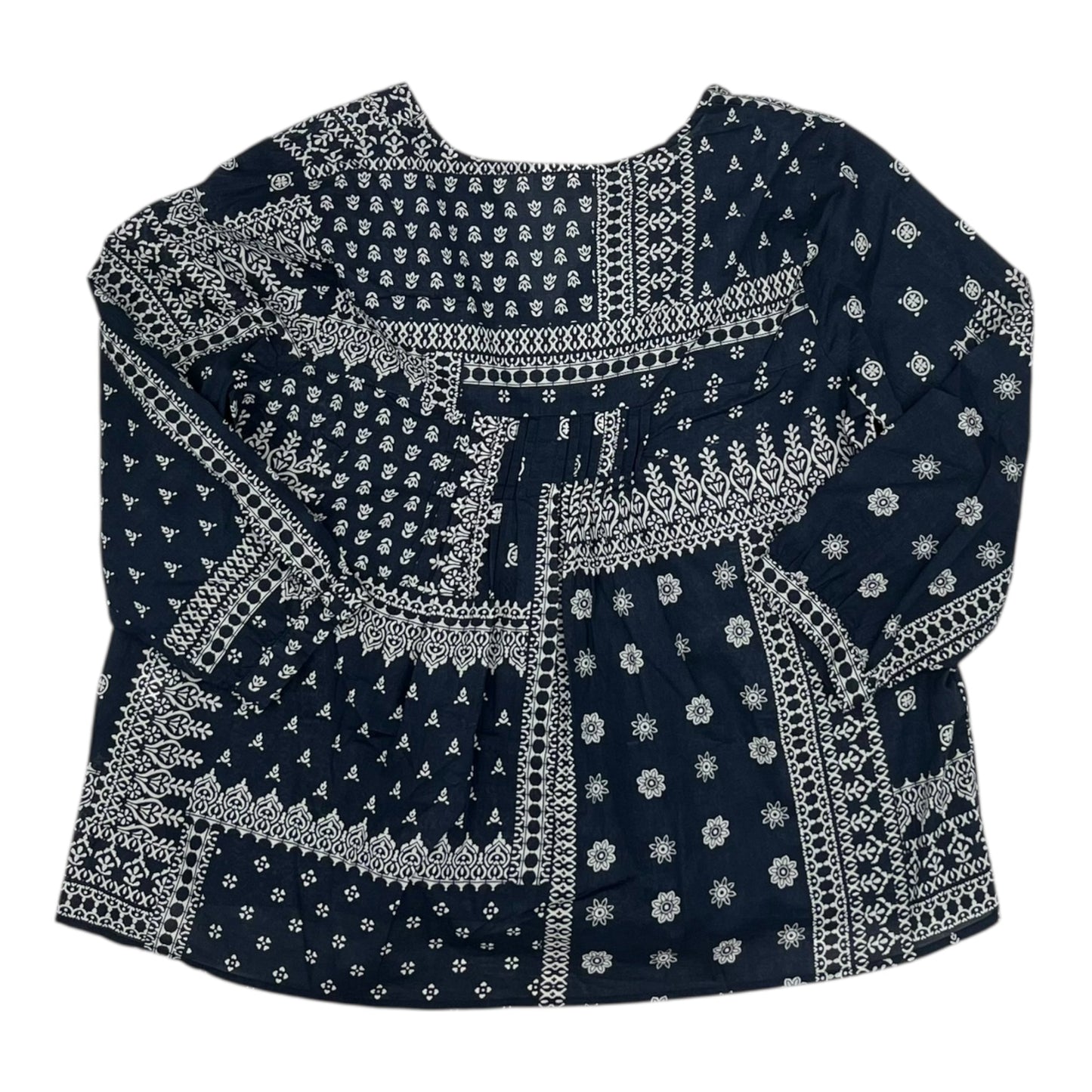 Top 3/4 Sleeve By J. Jill In Navy, Size:Xsp