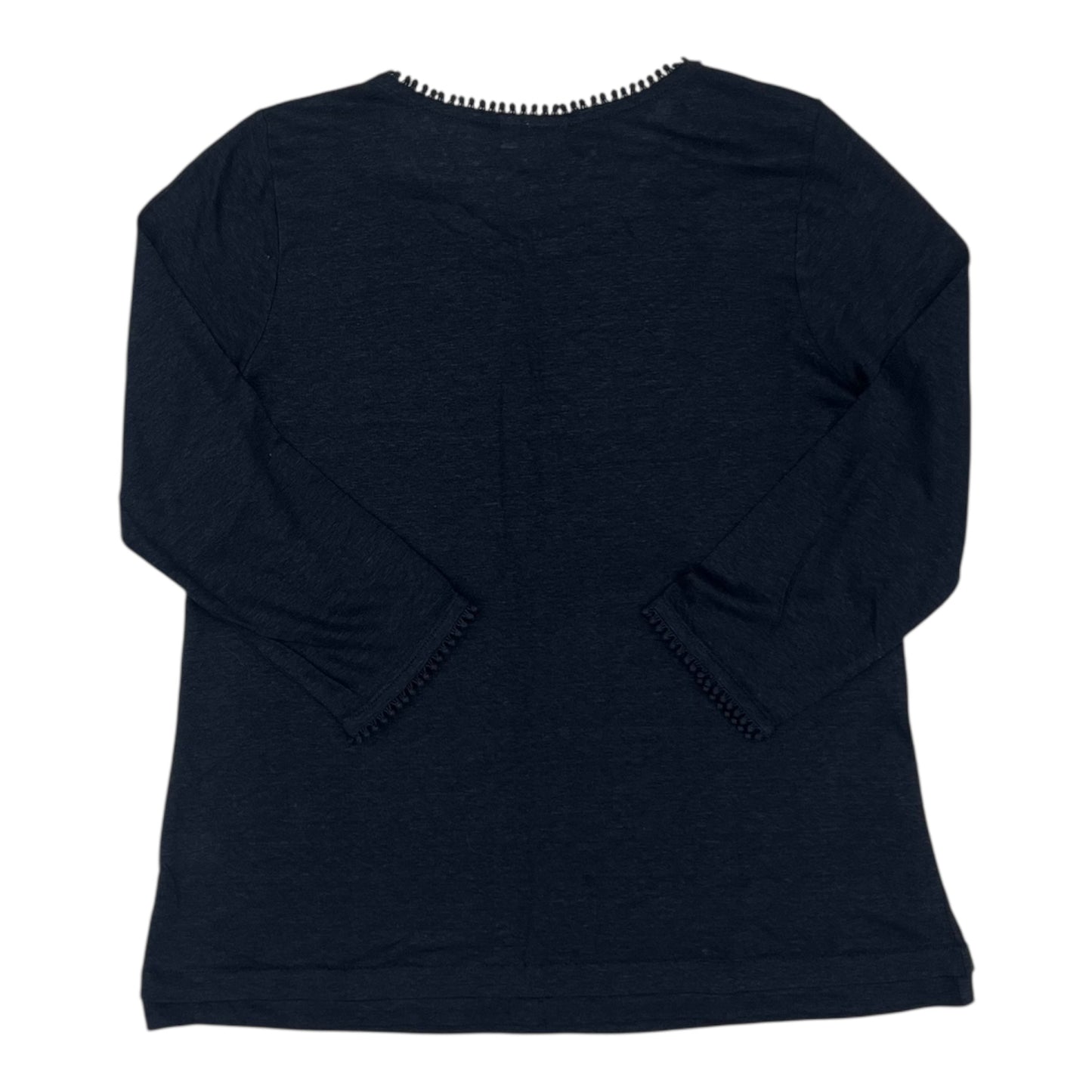 Top 3/4 Sleeve By J. Jill In Navy, Size:S