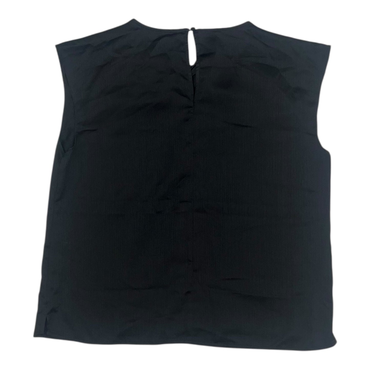 Blouse Sleeveless By Nine West In Black, Size:L
