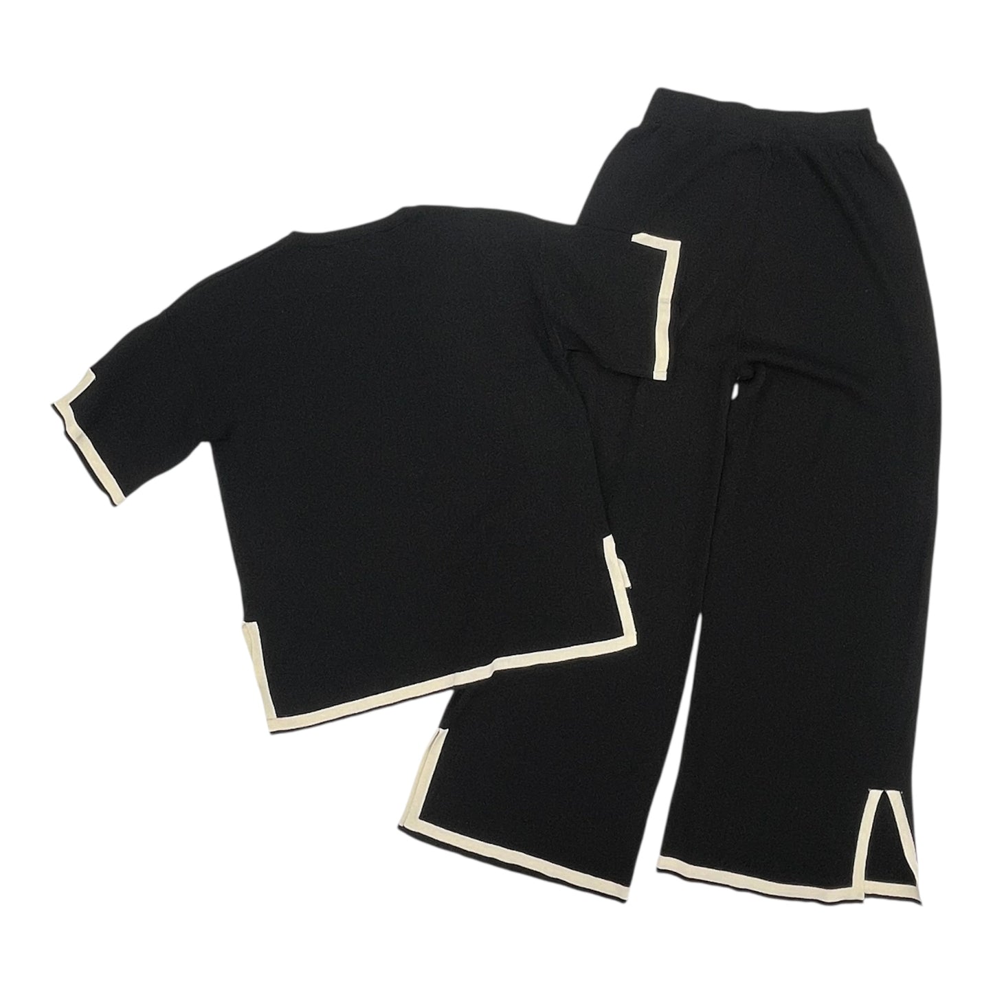 Pants Set 2Pc By Clothes Mentor In Black, Size:Xs