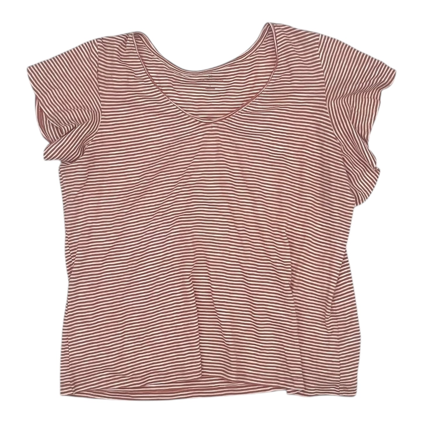 Top Ss By Caslon In Orange & White, Size:L