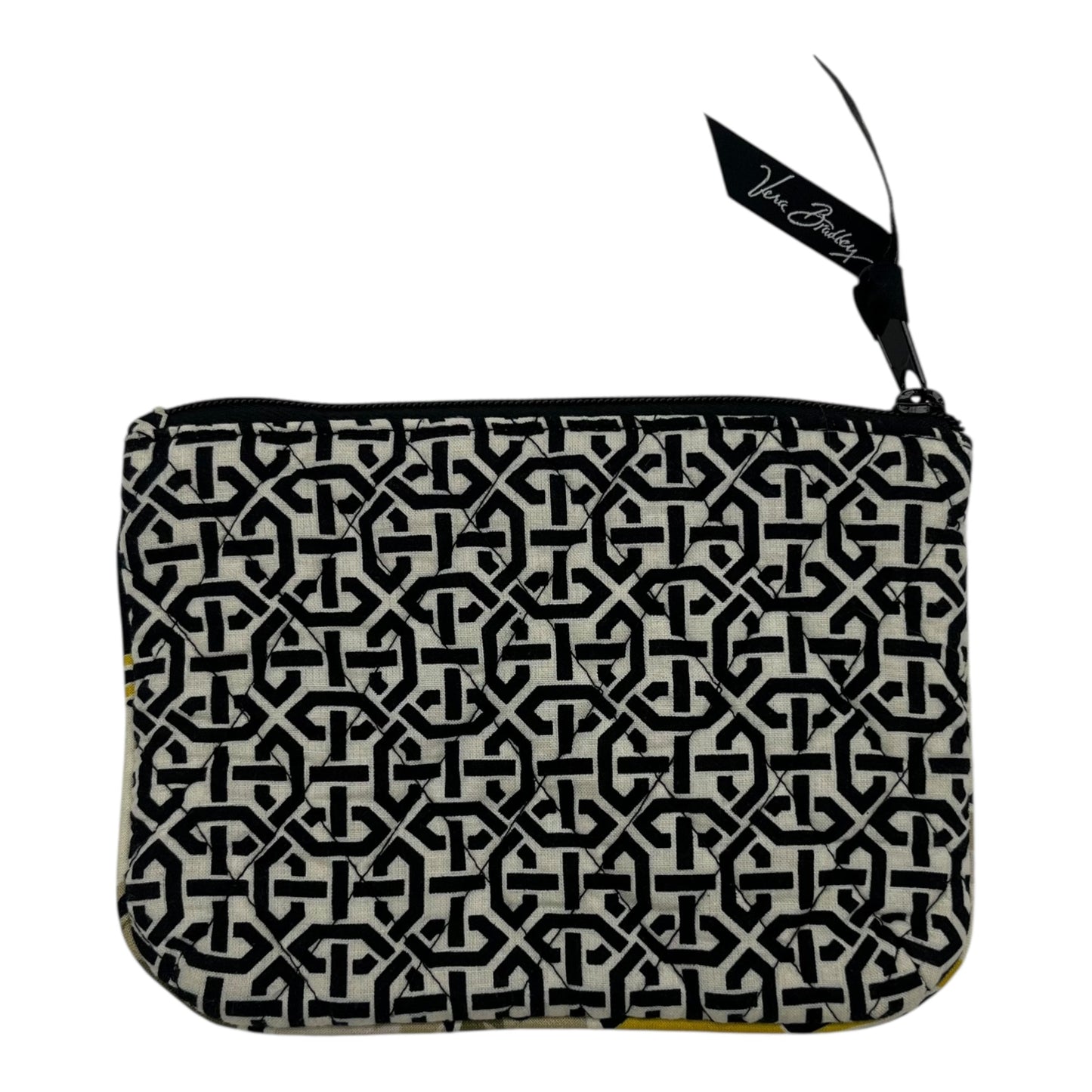 Makeup Bag By Vera Bradley In Black & White, Size:Small