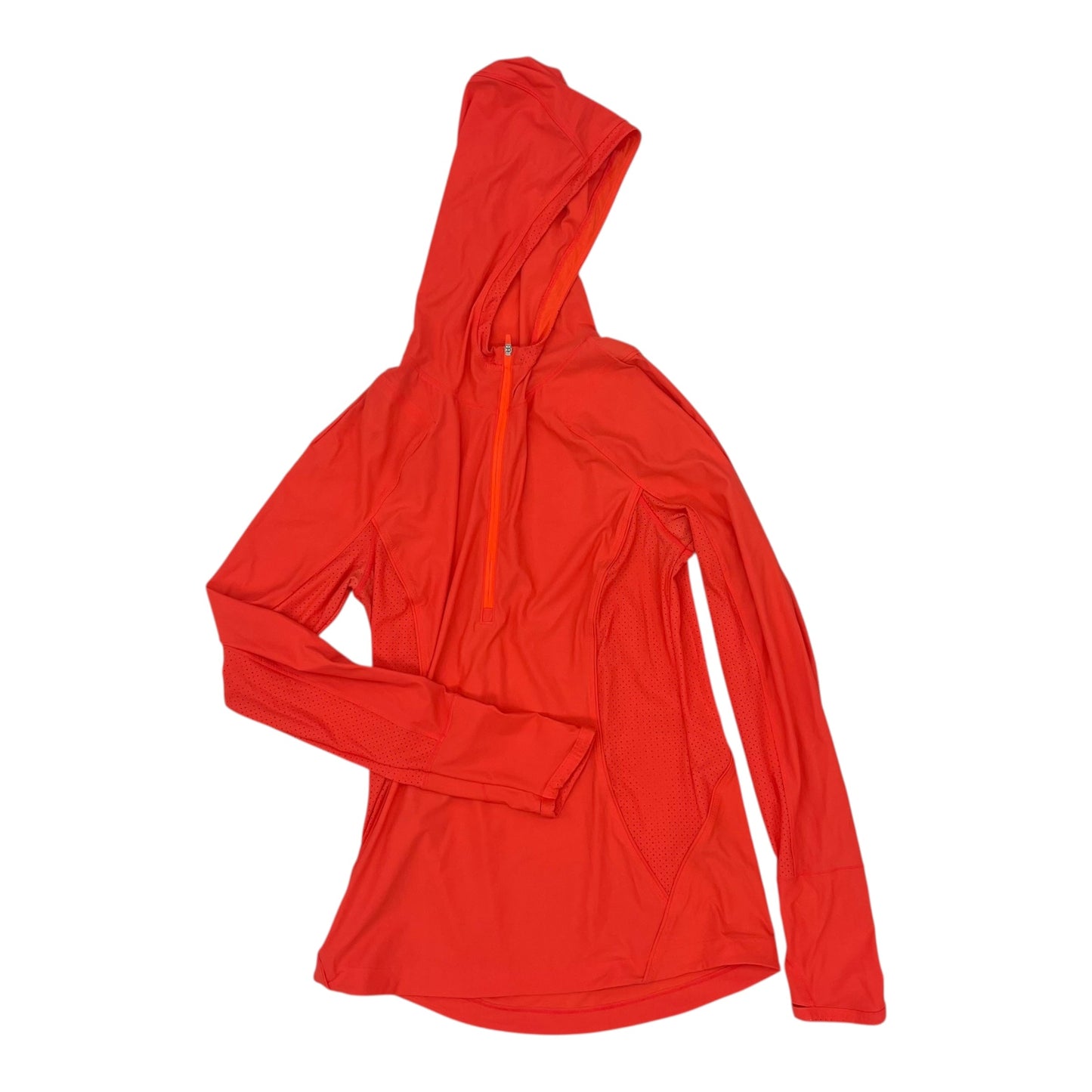 Athletic Top Ls Crewneck By Athleta In Orange, Size:M