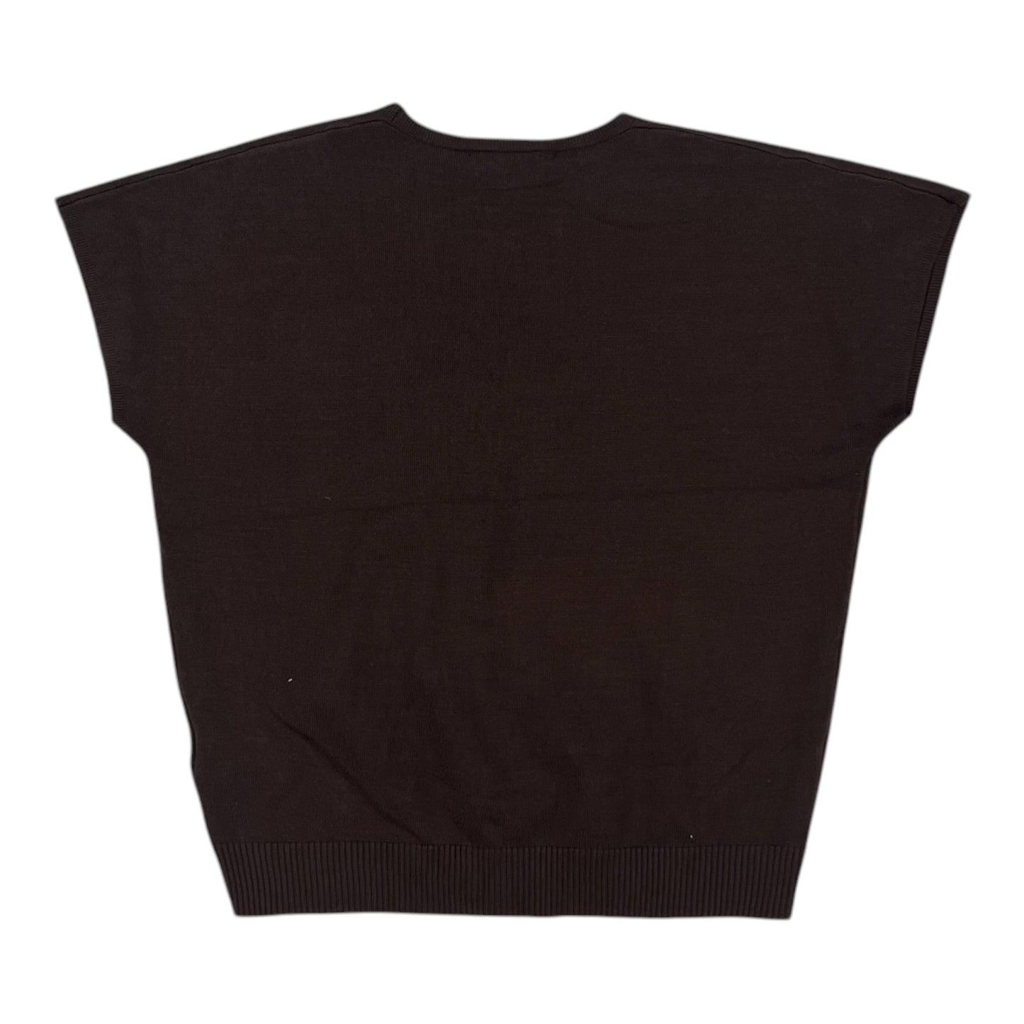 Vest Sweater By Cynthia Rowley In Brown, Size:S