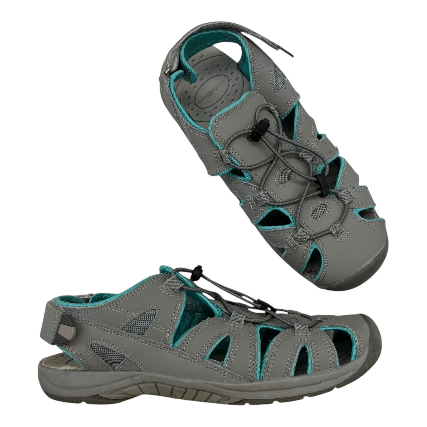 Sandals Sport By Eddie Bauer In Grey, Size:9