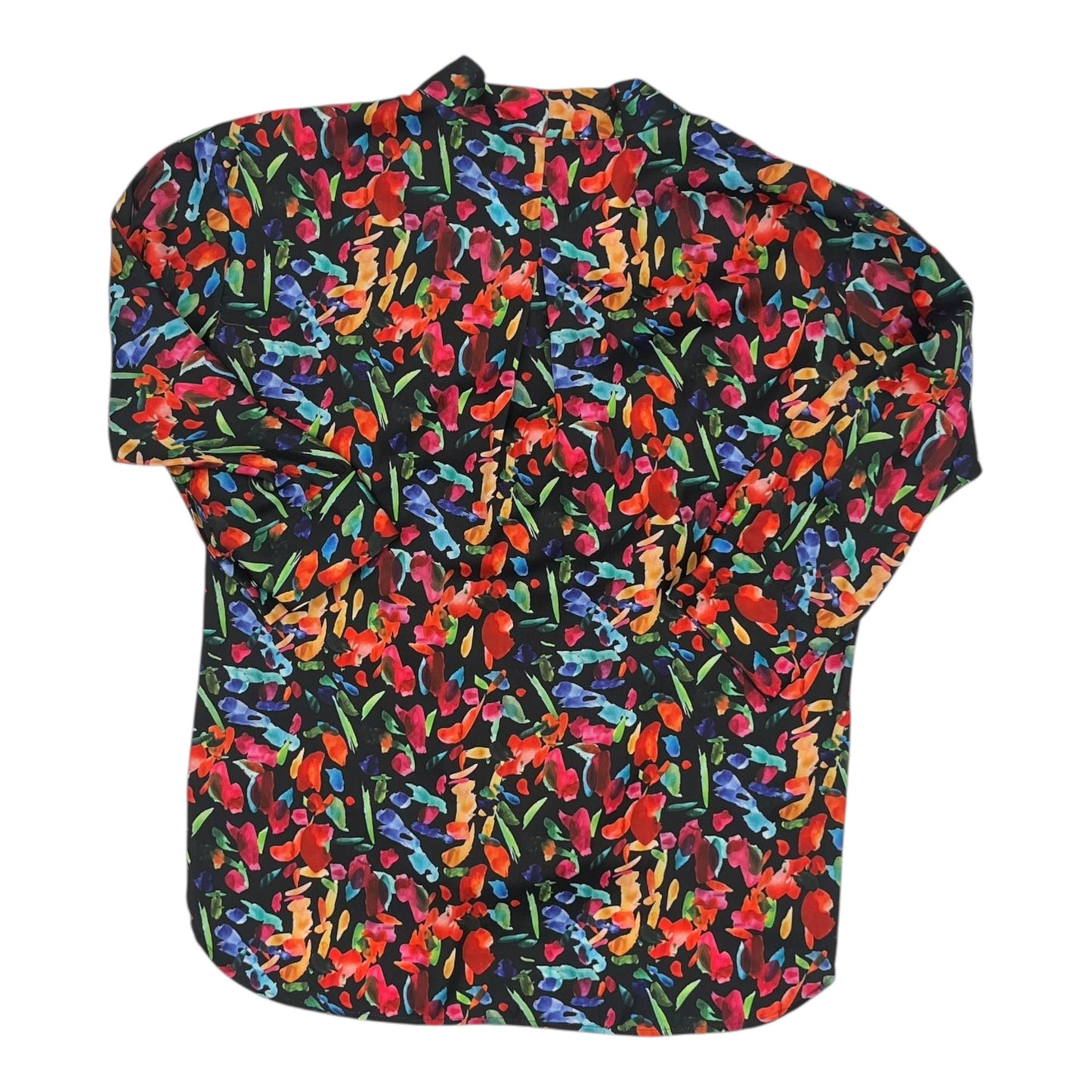 Blouse Ls By Clothes Mentor In Floral Print, Size:M