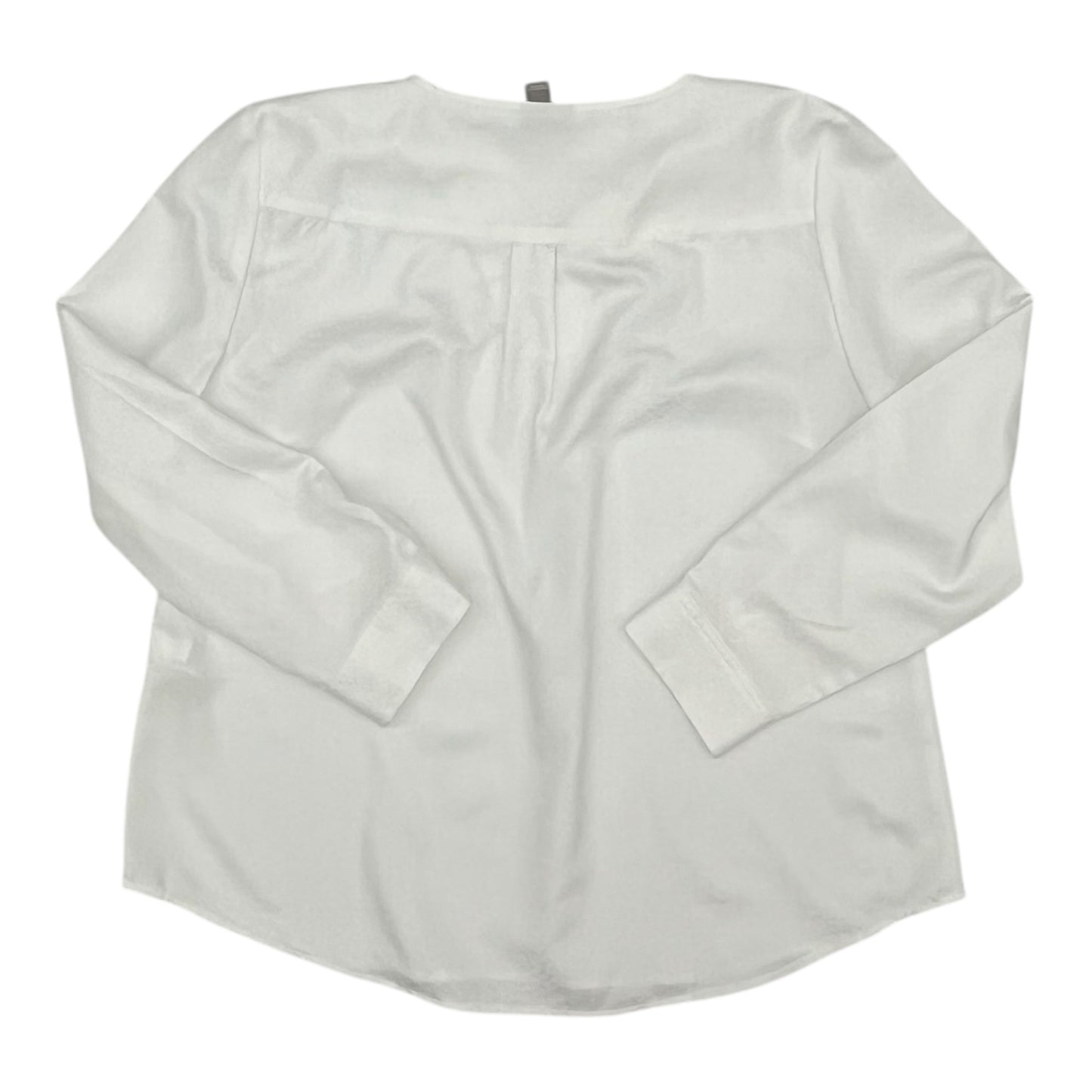 Blouse Ls By Chicos In White, Size:L